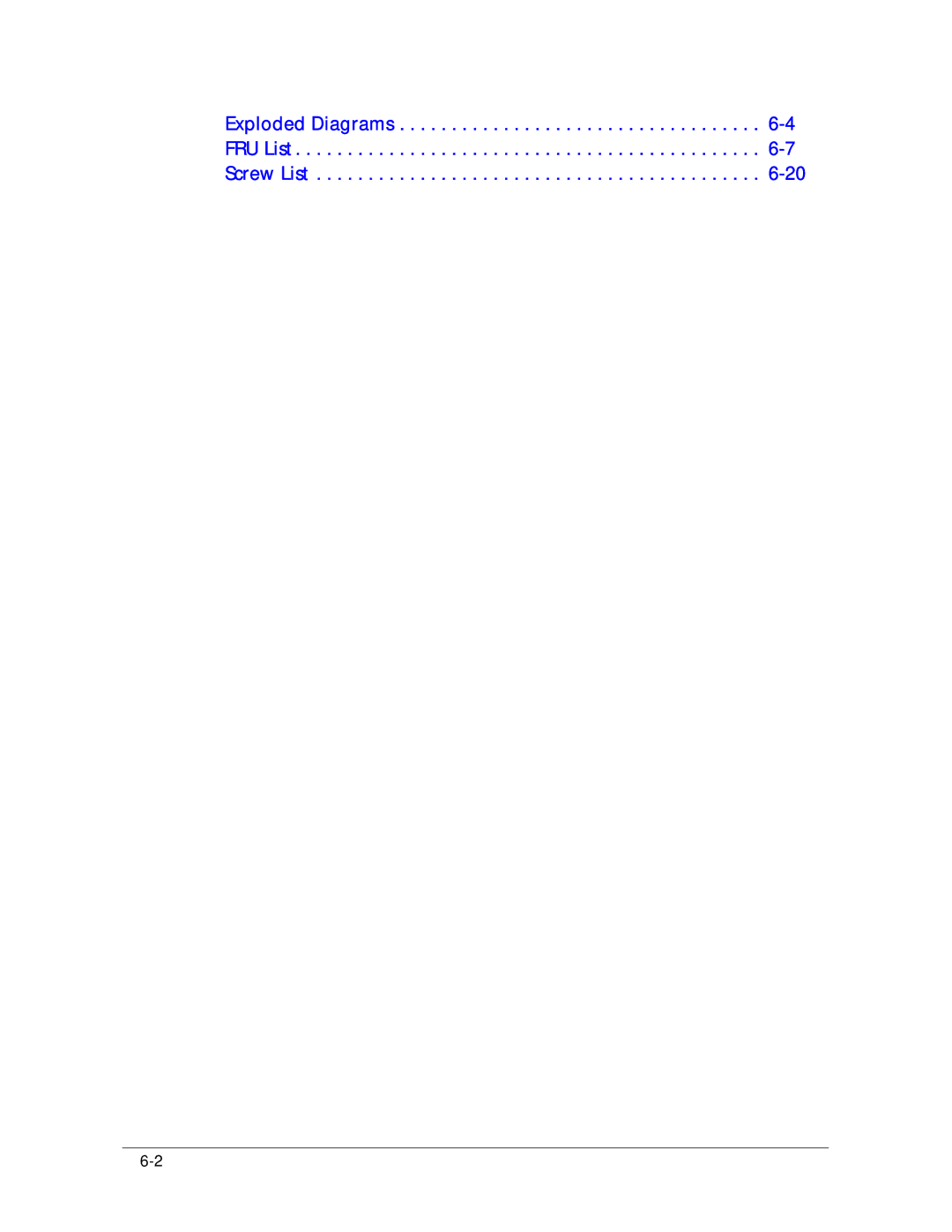 Acer 4253G manual Exploded Diagrams FRU List Screw List 