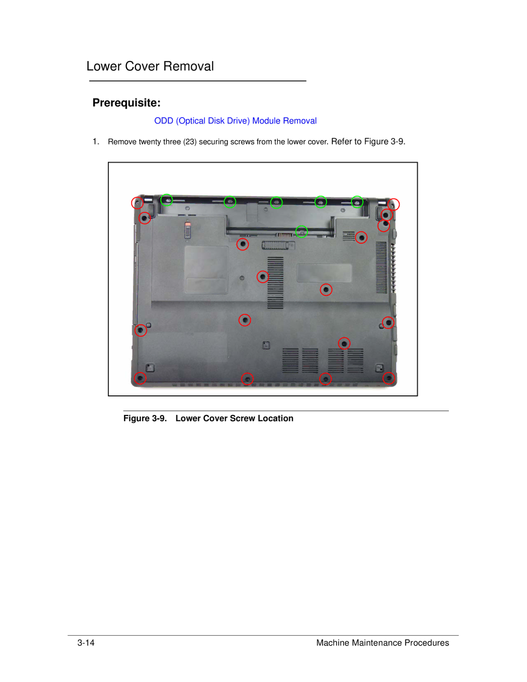Acer 4253G manual Lower Cover Removal, Lower Cover Screw Location 