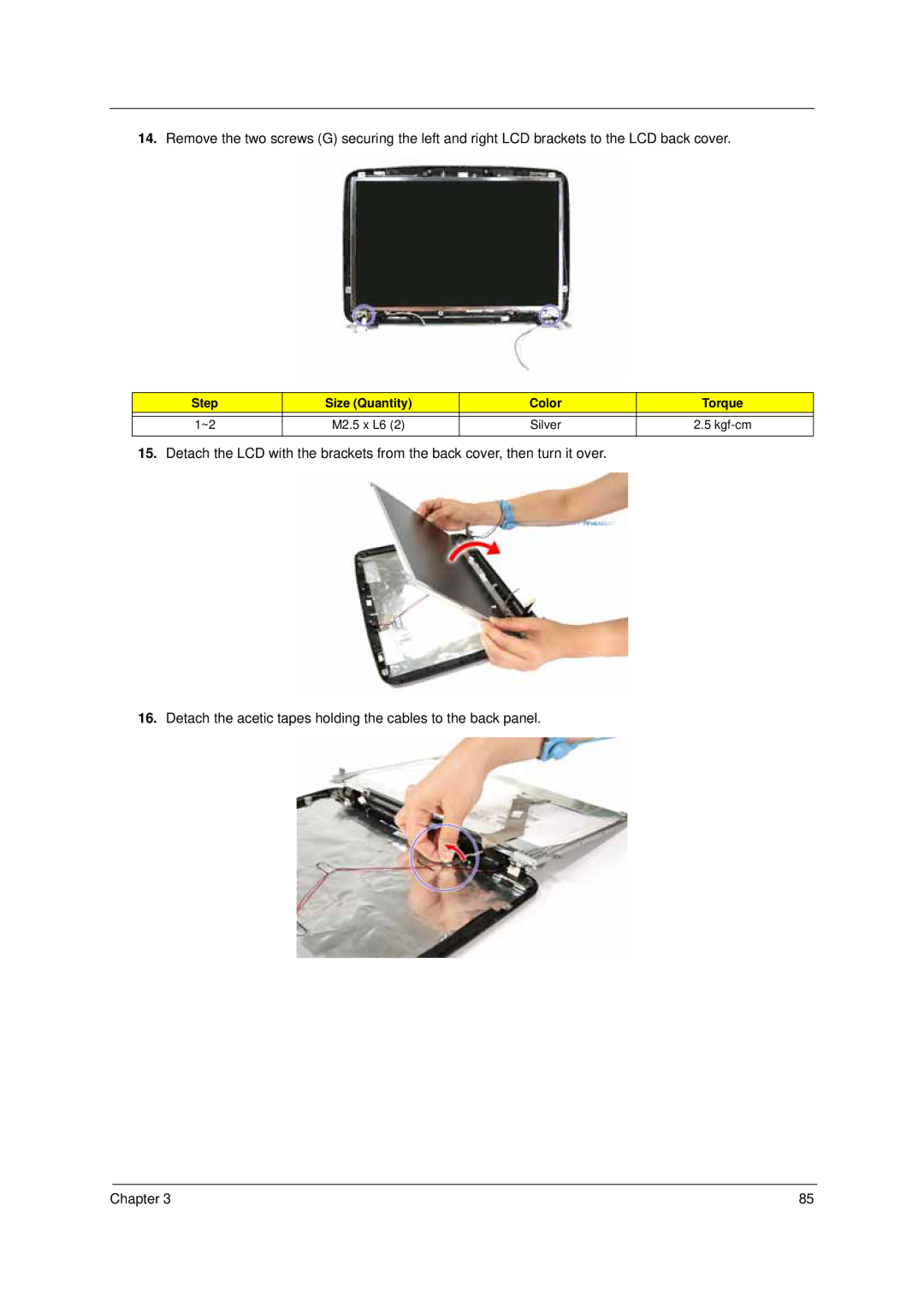 Acer 4310 manual Silver 