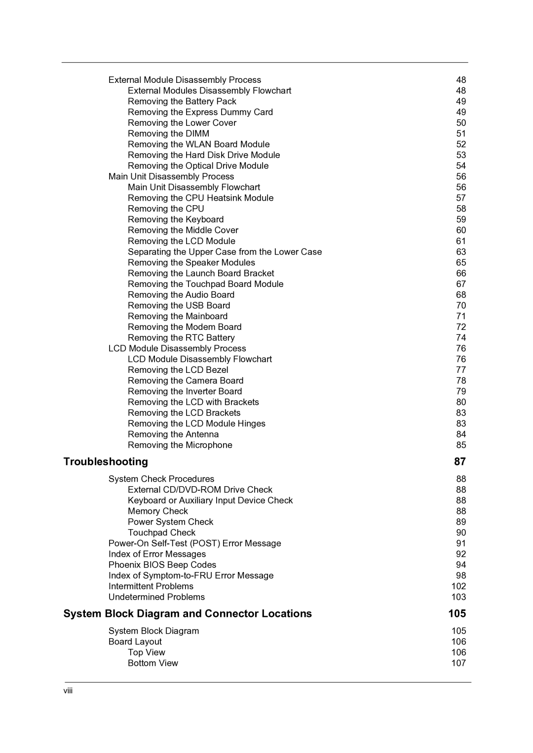 Acer 4315, 4715Z manual Troubleshooting 