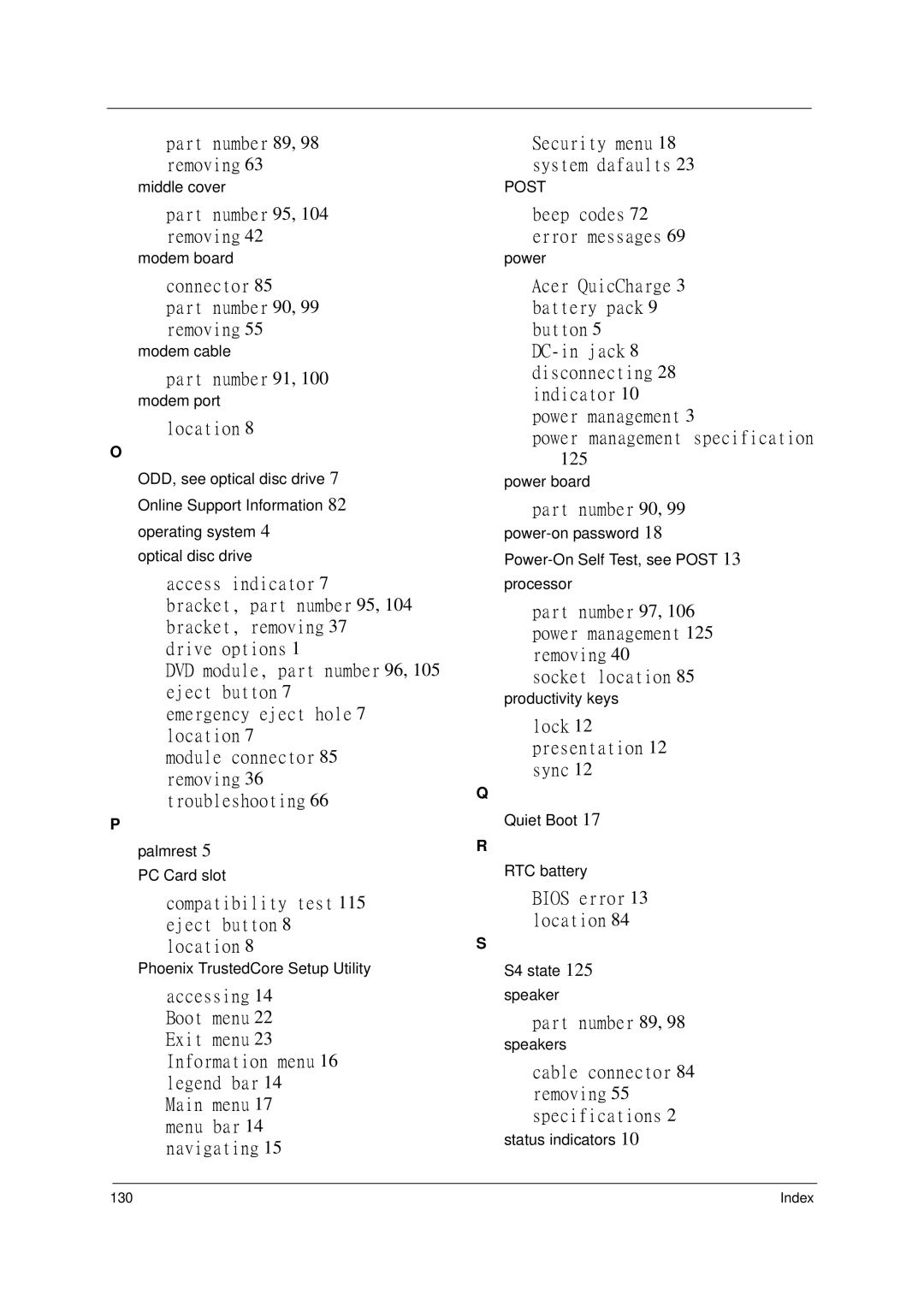 Acer 4520 manual 125 