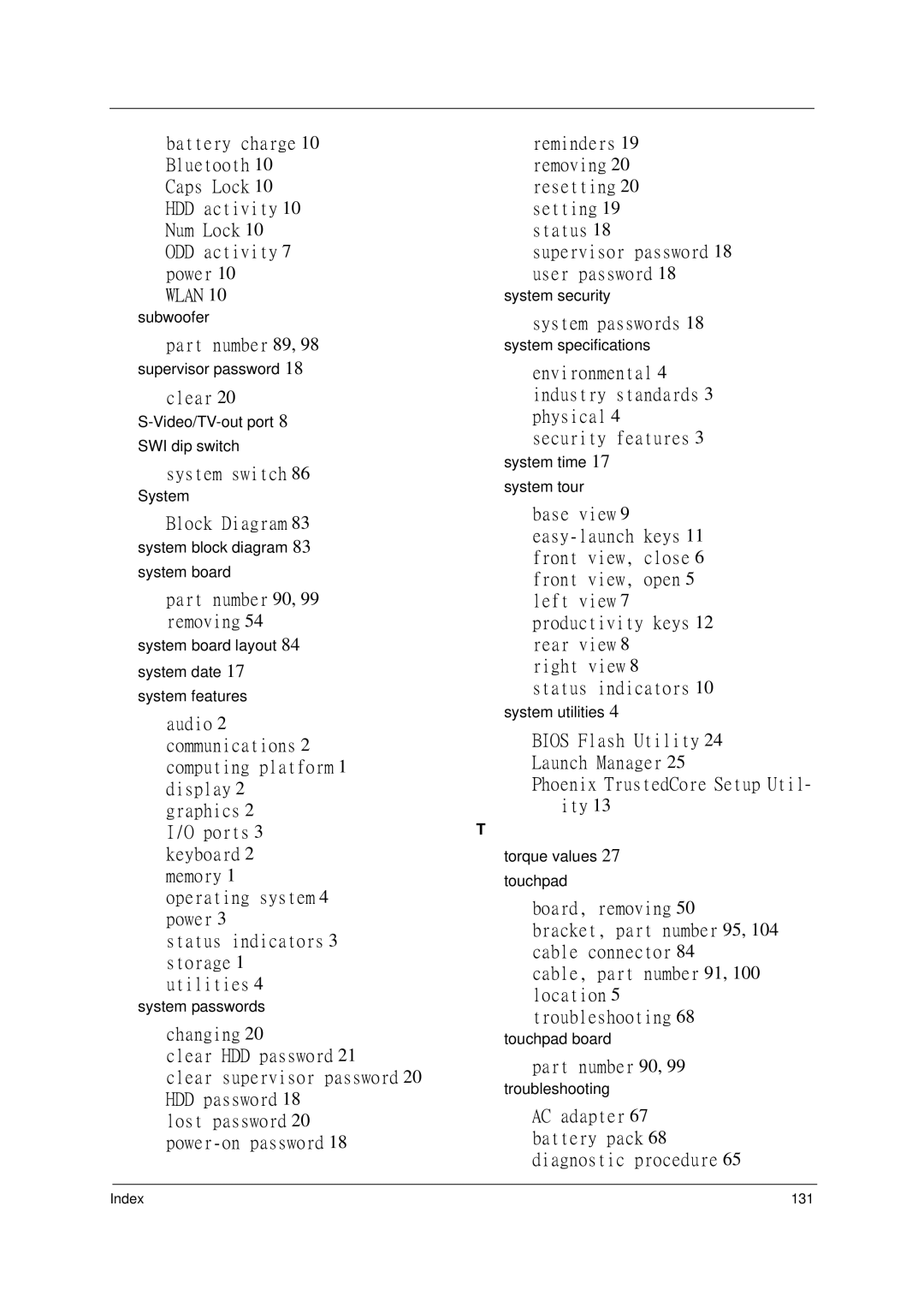 Acer 4520 manual Wlan 