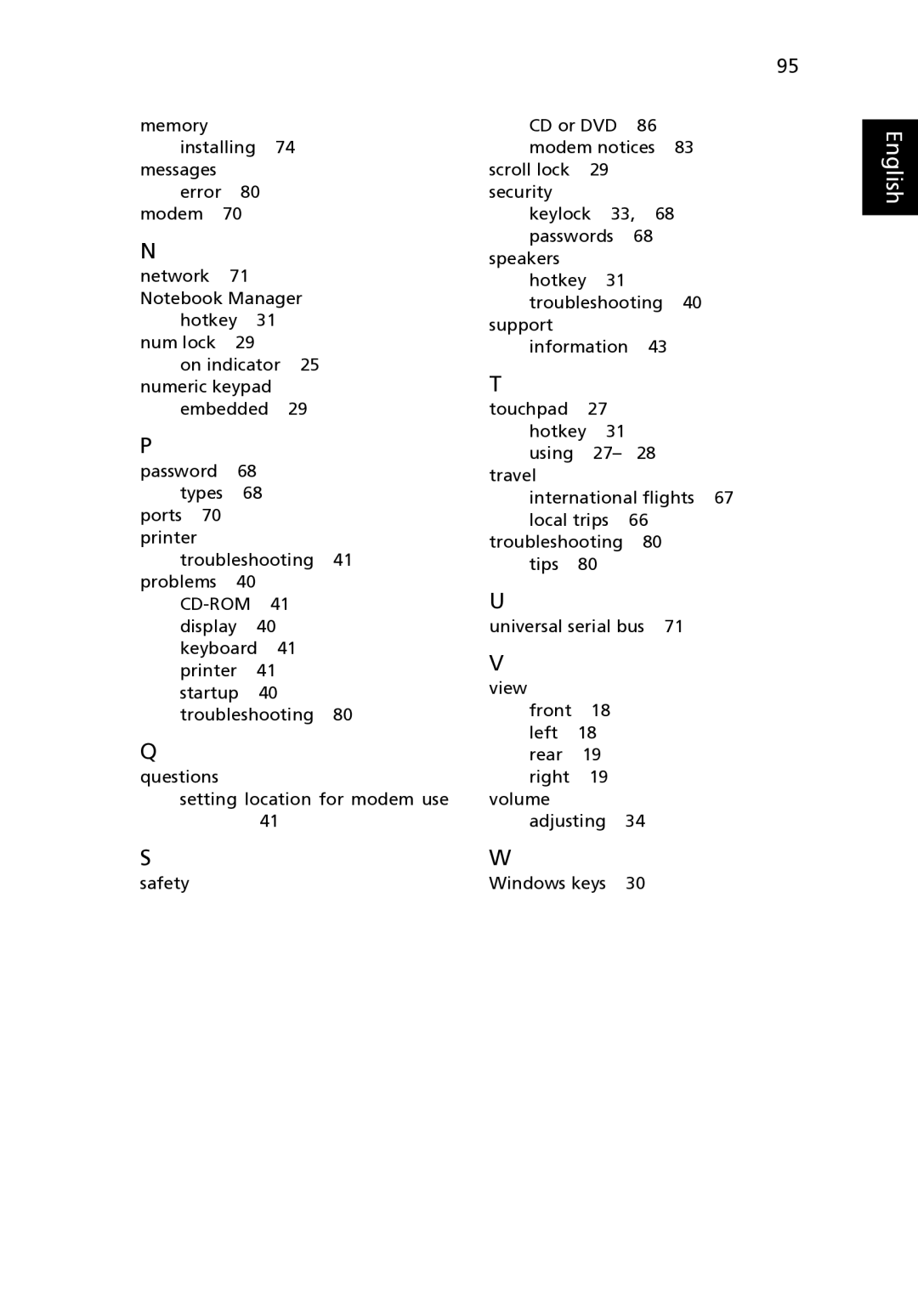 Acer 4520 manual English 