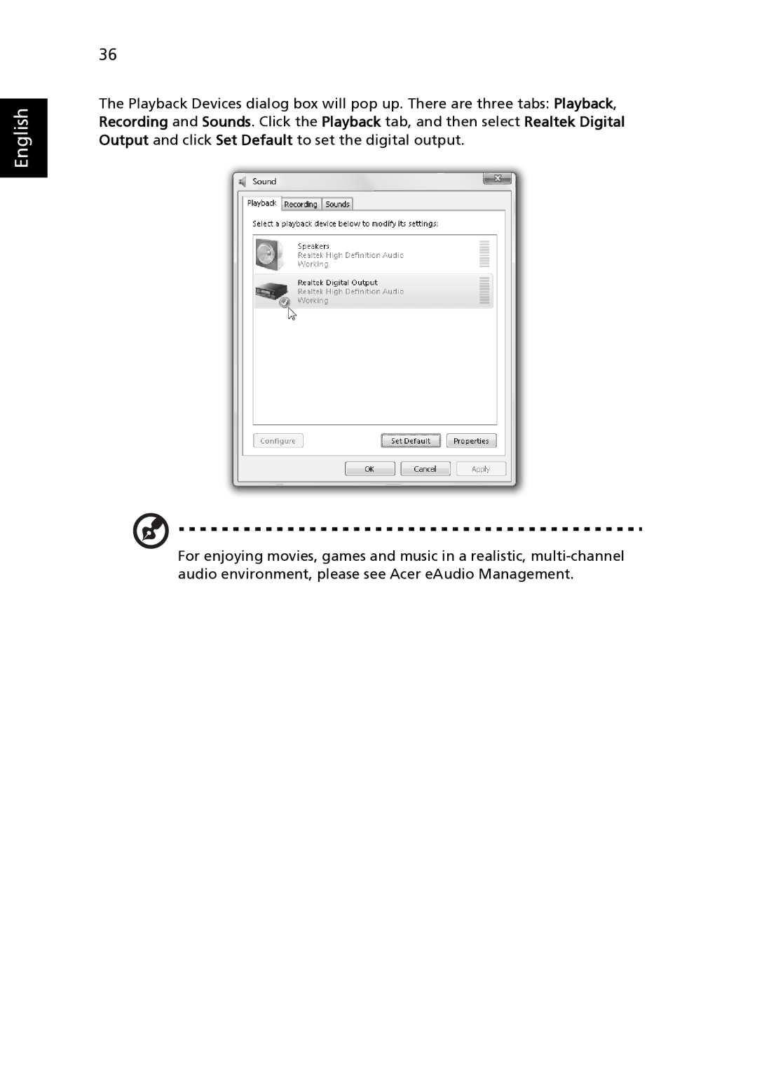 Acer 4520 manual English 