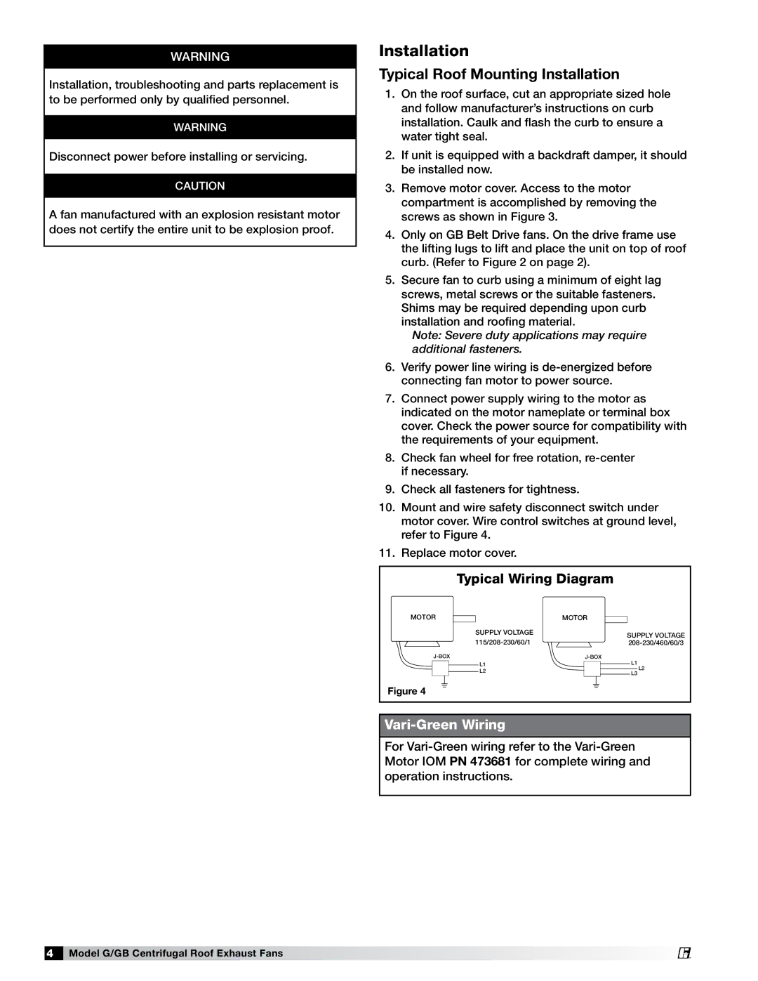 Acer 471558 manual Typical Roof Mounting Installation 