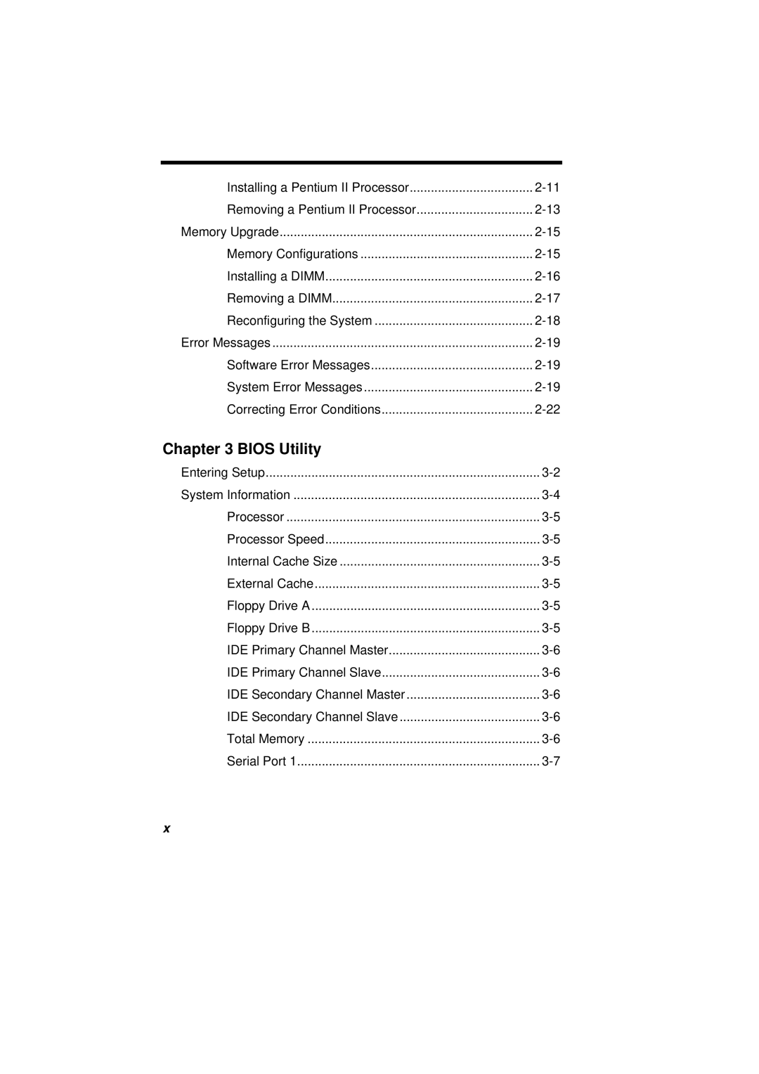 Acer 500L manual Bios Utility 