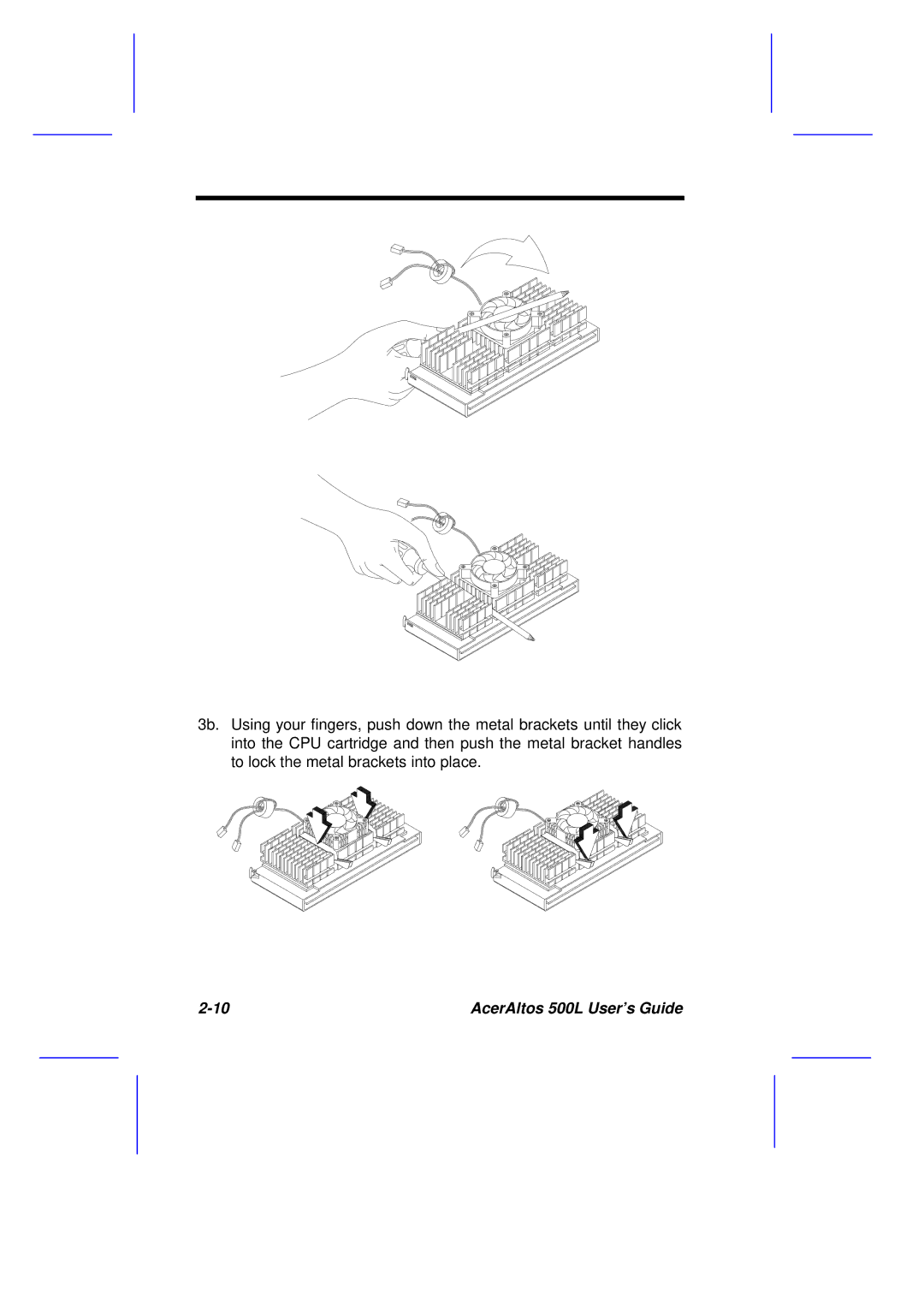 Acer manual AcerAltos 500L User’s Guide 