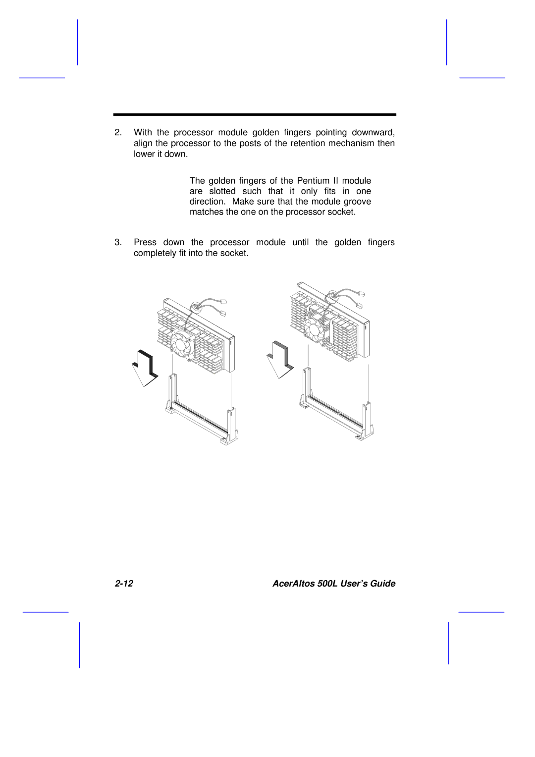 Acer manual AcerAltos 500L User’s Guide 