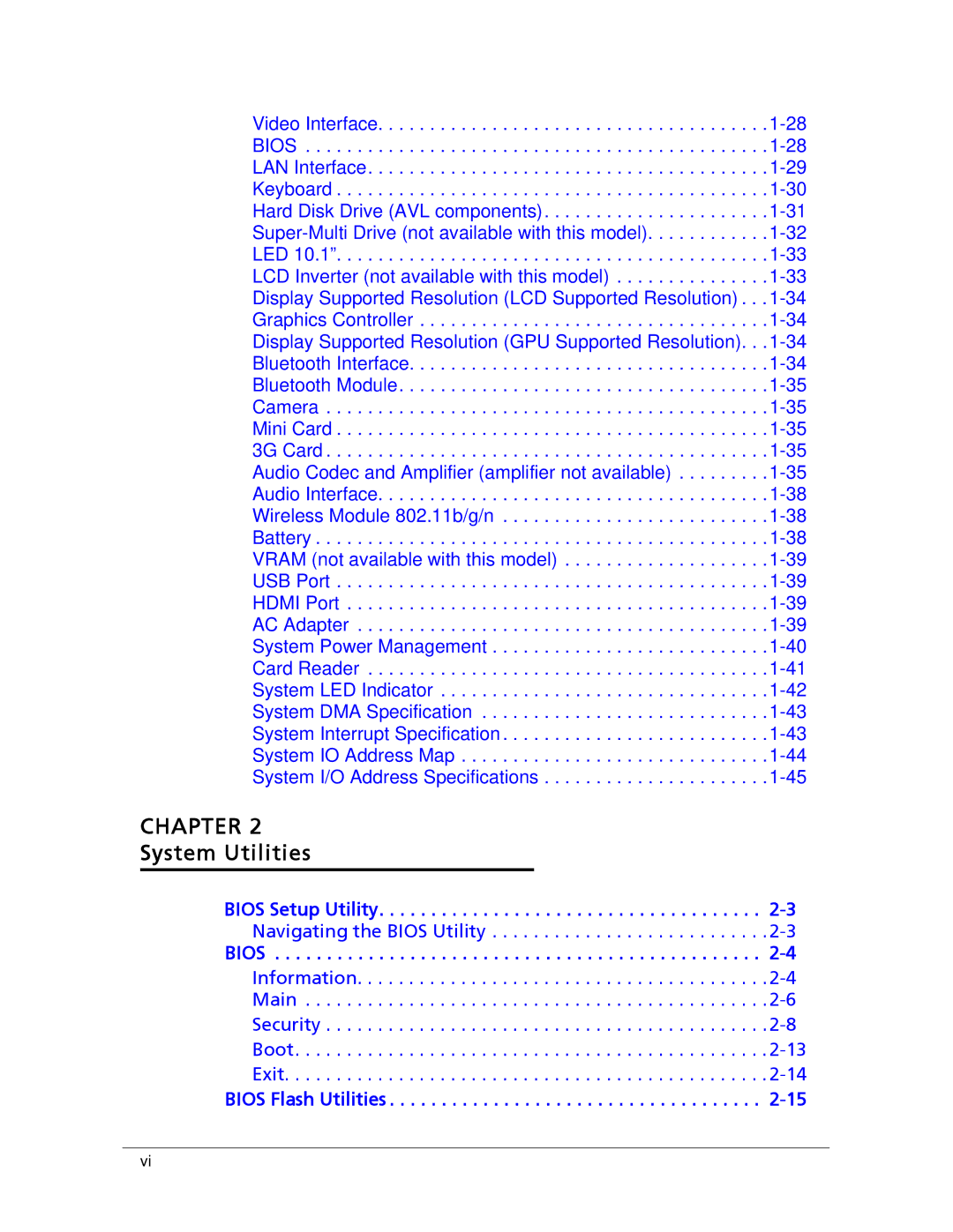 Acer 522 manual System Utilities 