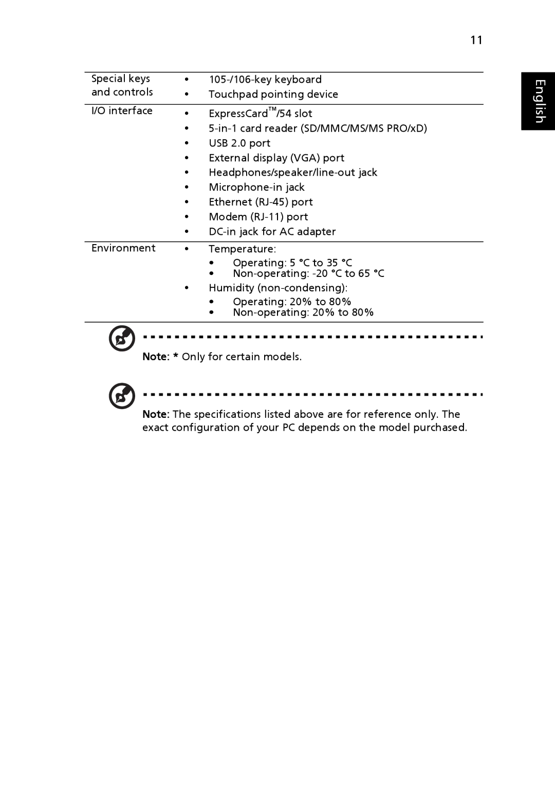 Acer 5735Z Series, 5335 Series, 5735 Series manual English 