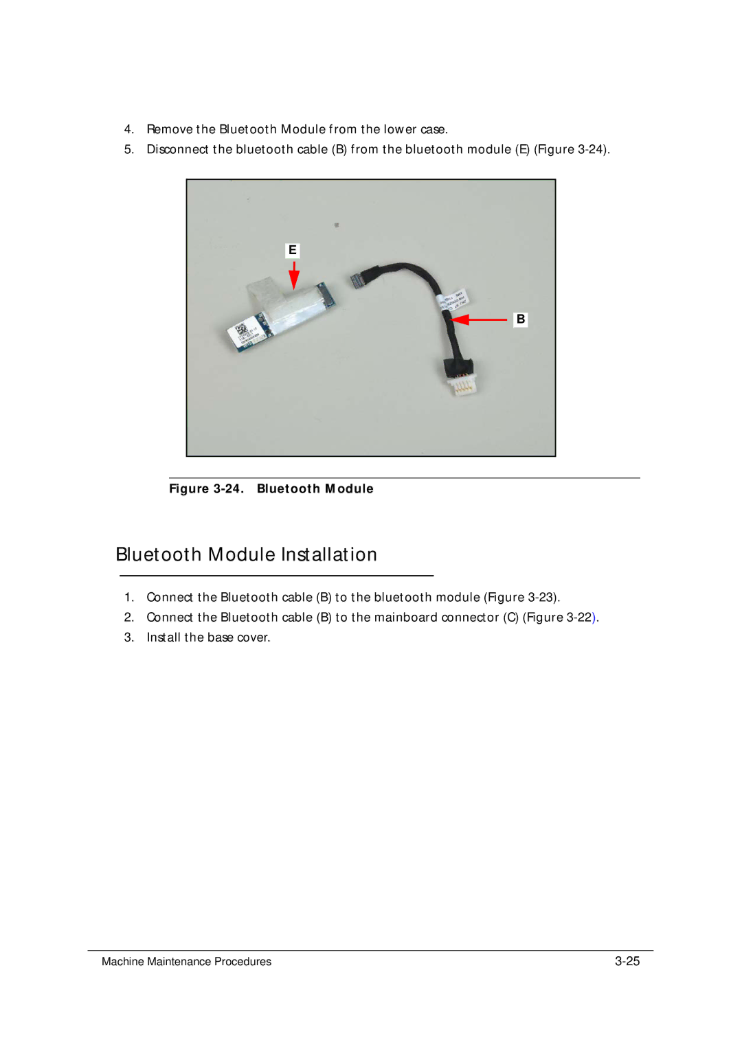 Acer 5349 manual Bluetooth Module Installation 