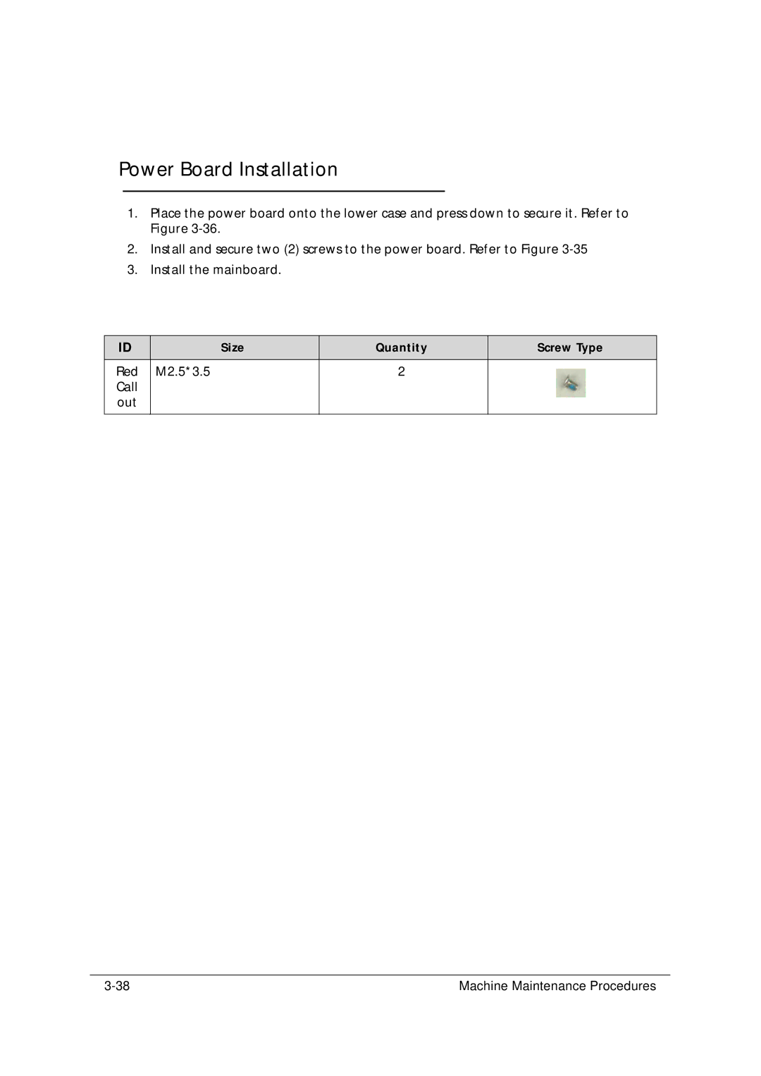 Acer 5349 manual Power Board Installation 