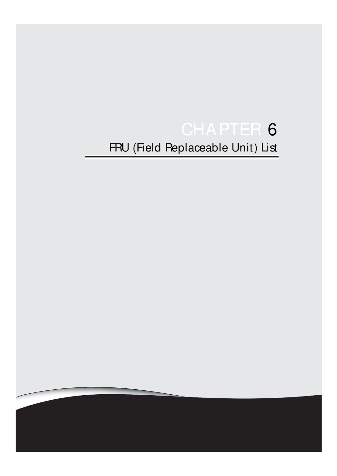 Acer 5349 manual FRU Field Replaceable Unit List 