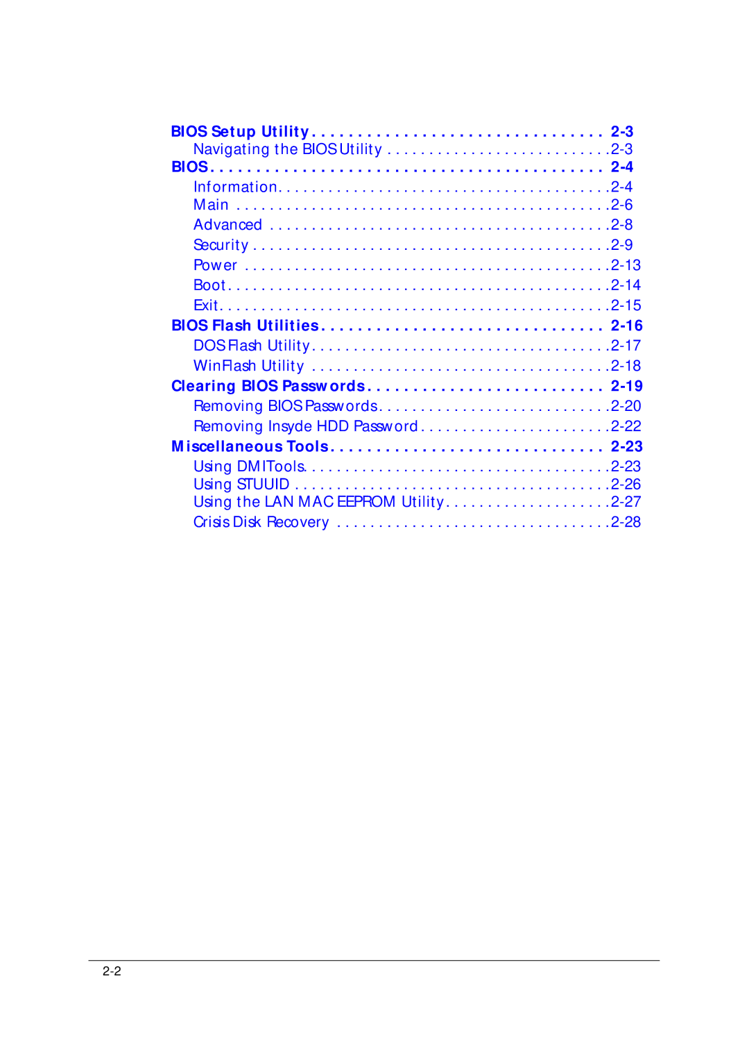 Acer 5349 manual Bios Setup Utility 