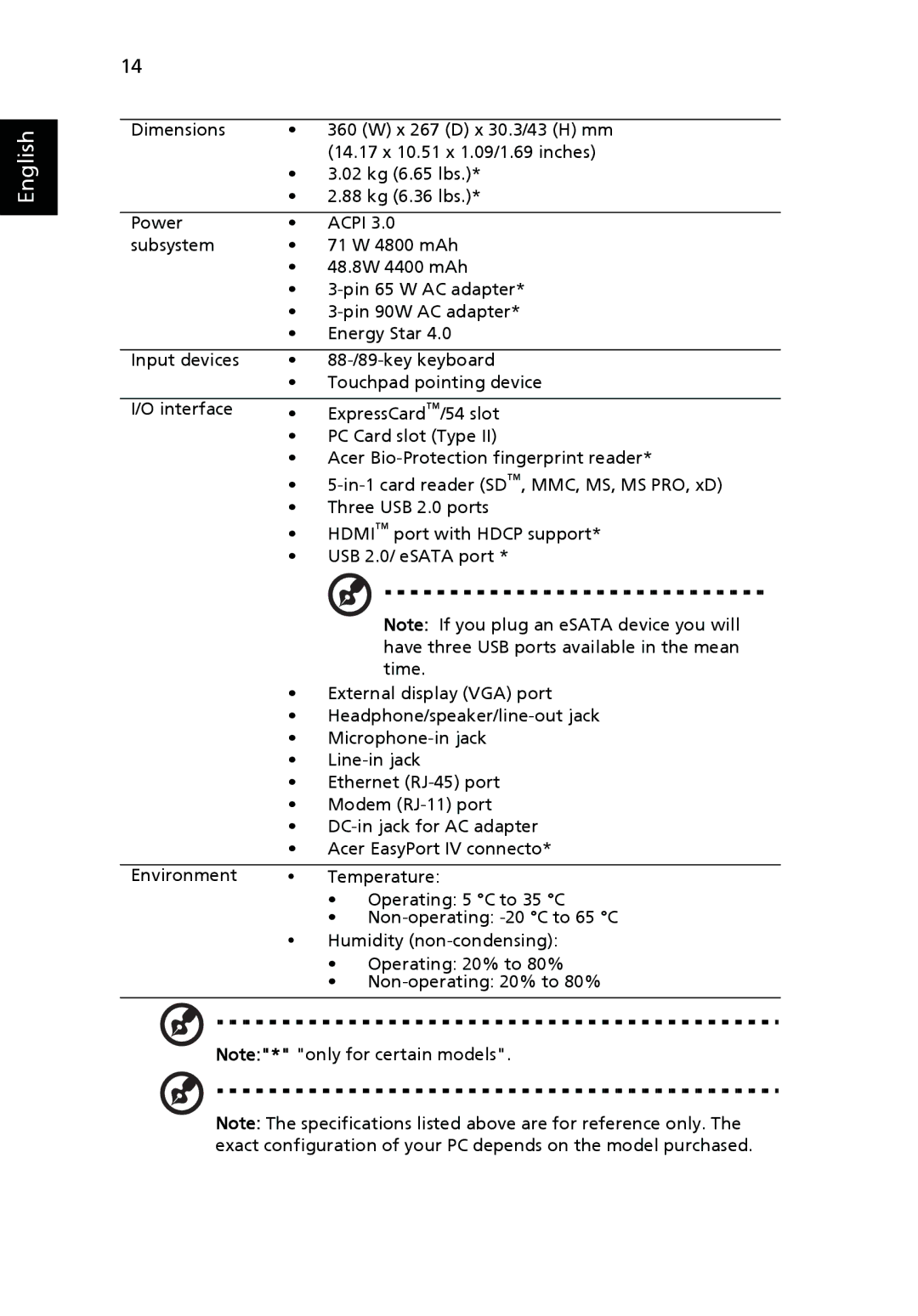 Acer 5430 Series, 5130 Series manual English 