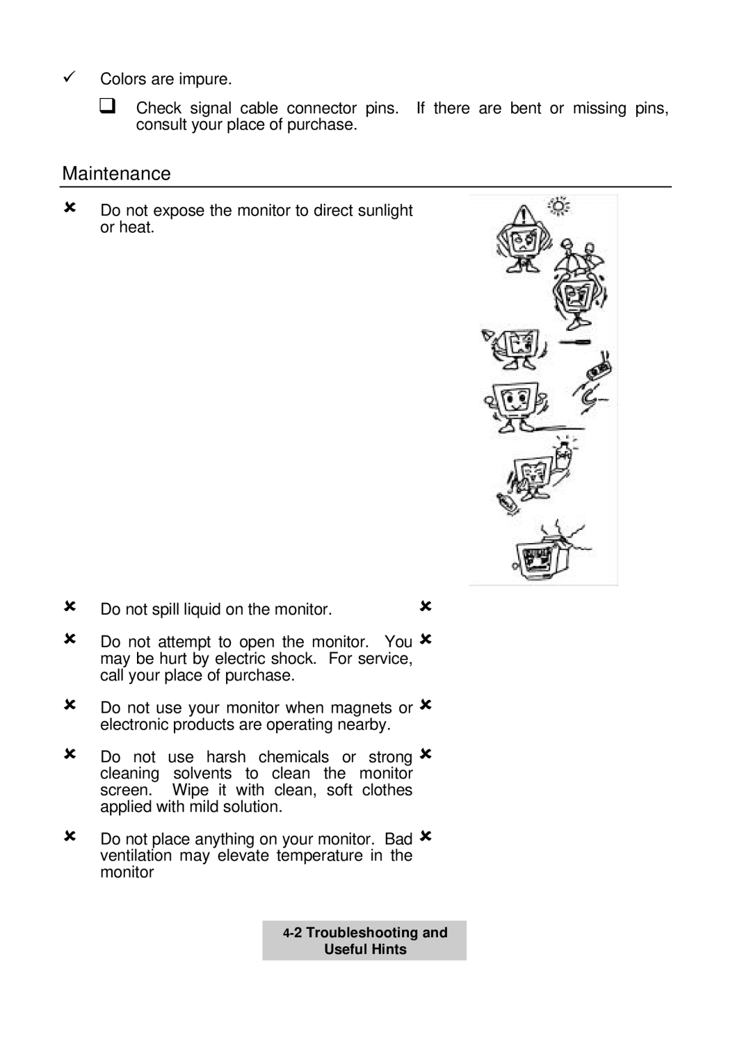 Acer 56c user manual Maintenance 