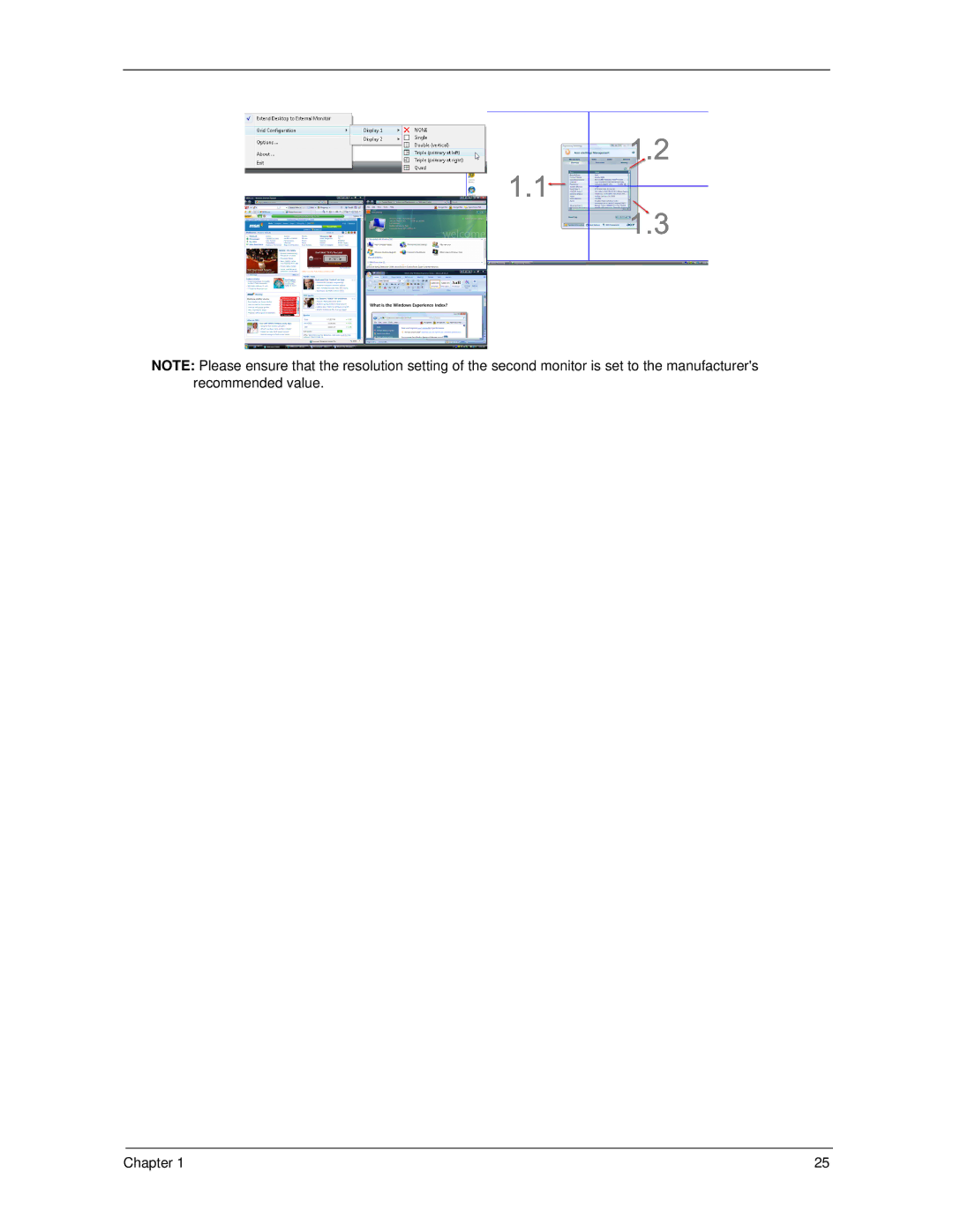 Acer 5730Z/5330 manual Recommended value Chapter 