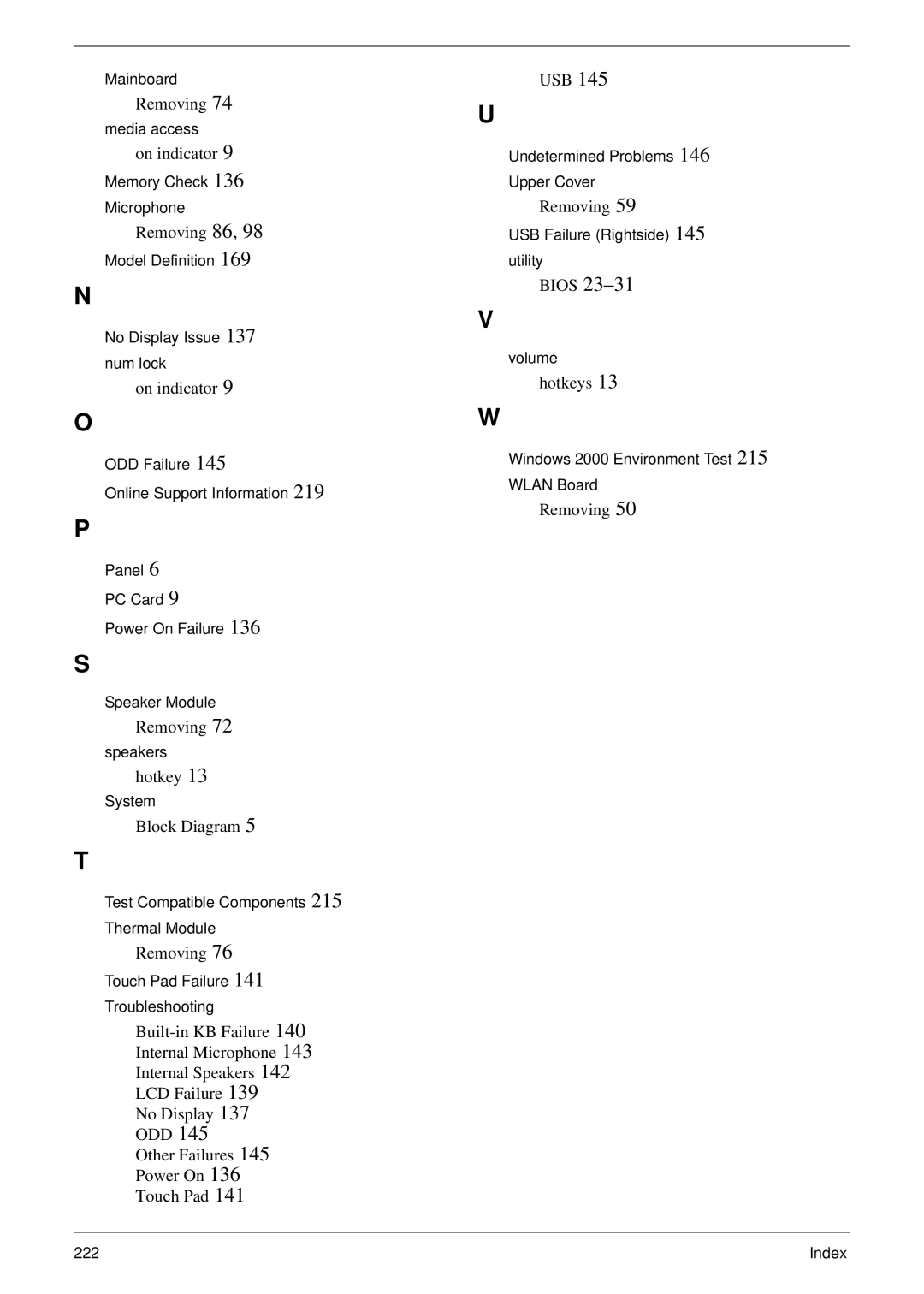 Acer 5745 manual Block Diagram 