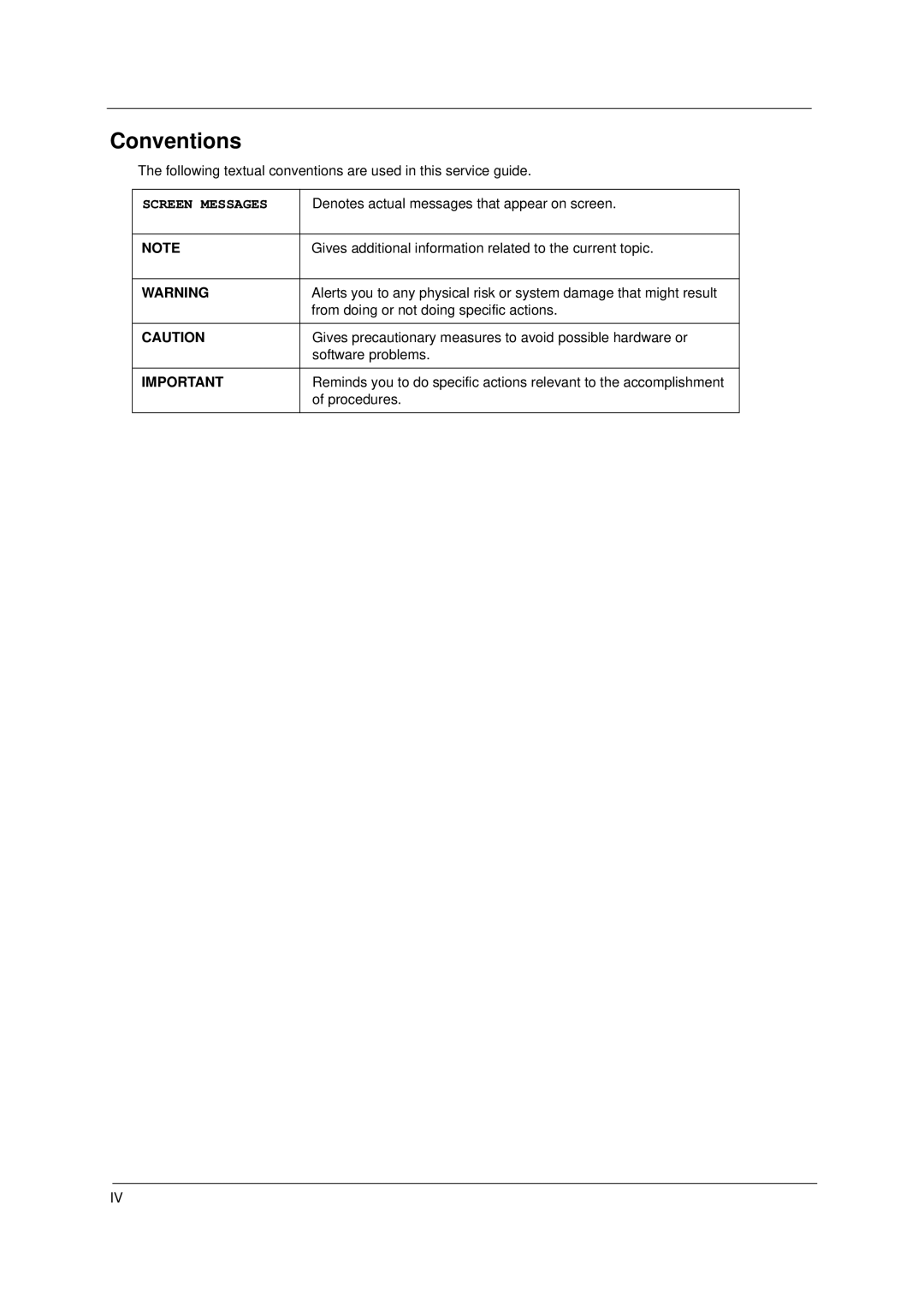 Acer 5910 manual Conventions 