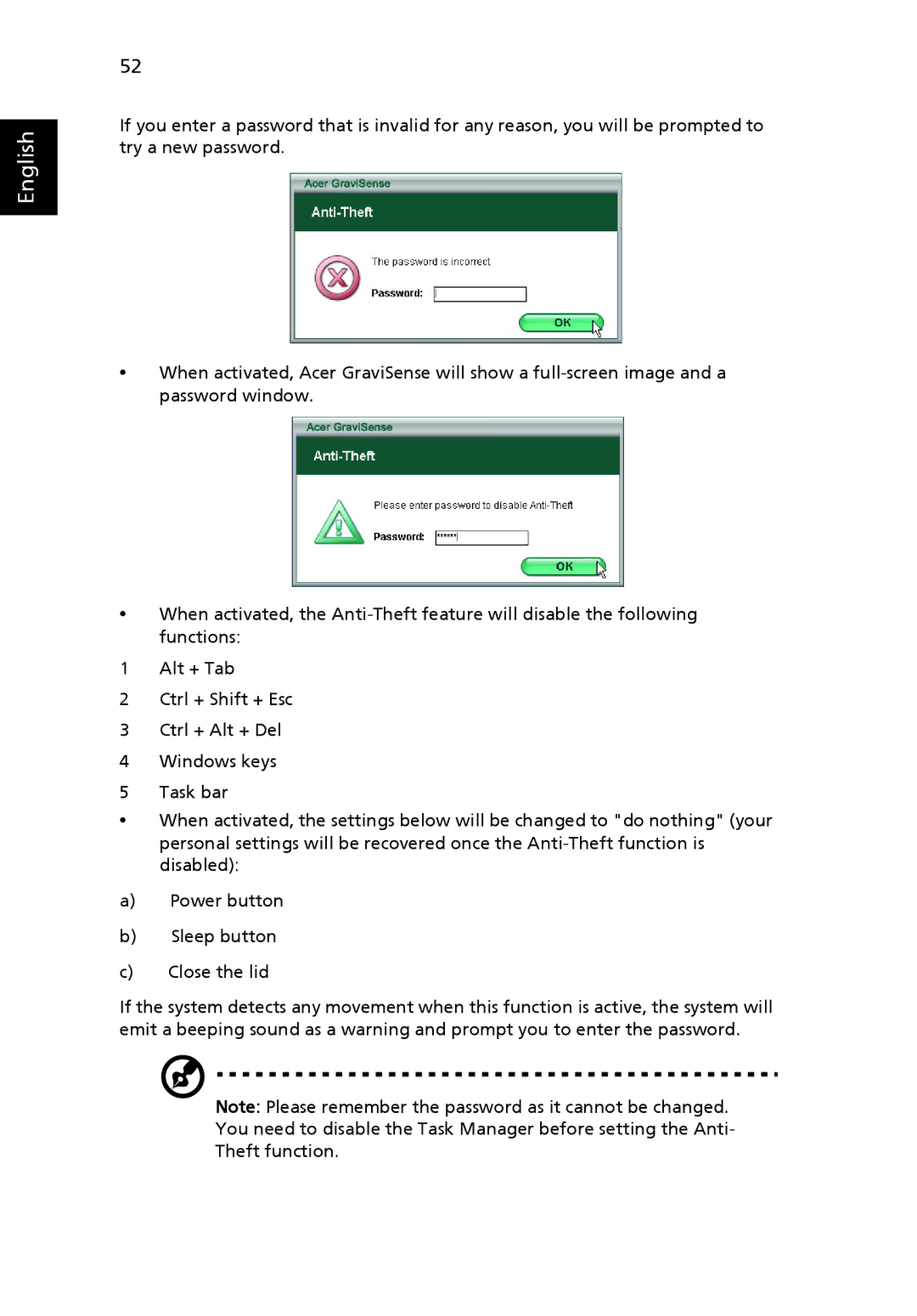 Acer 6460 Series, 6410 Series manual English 