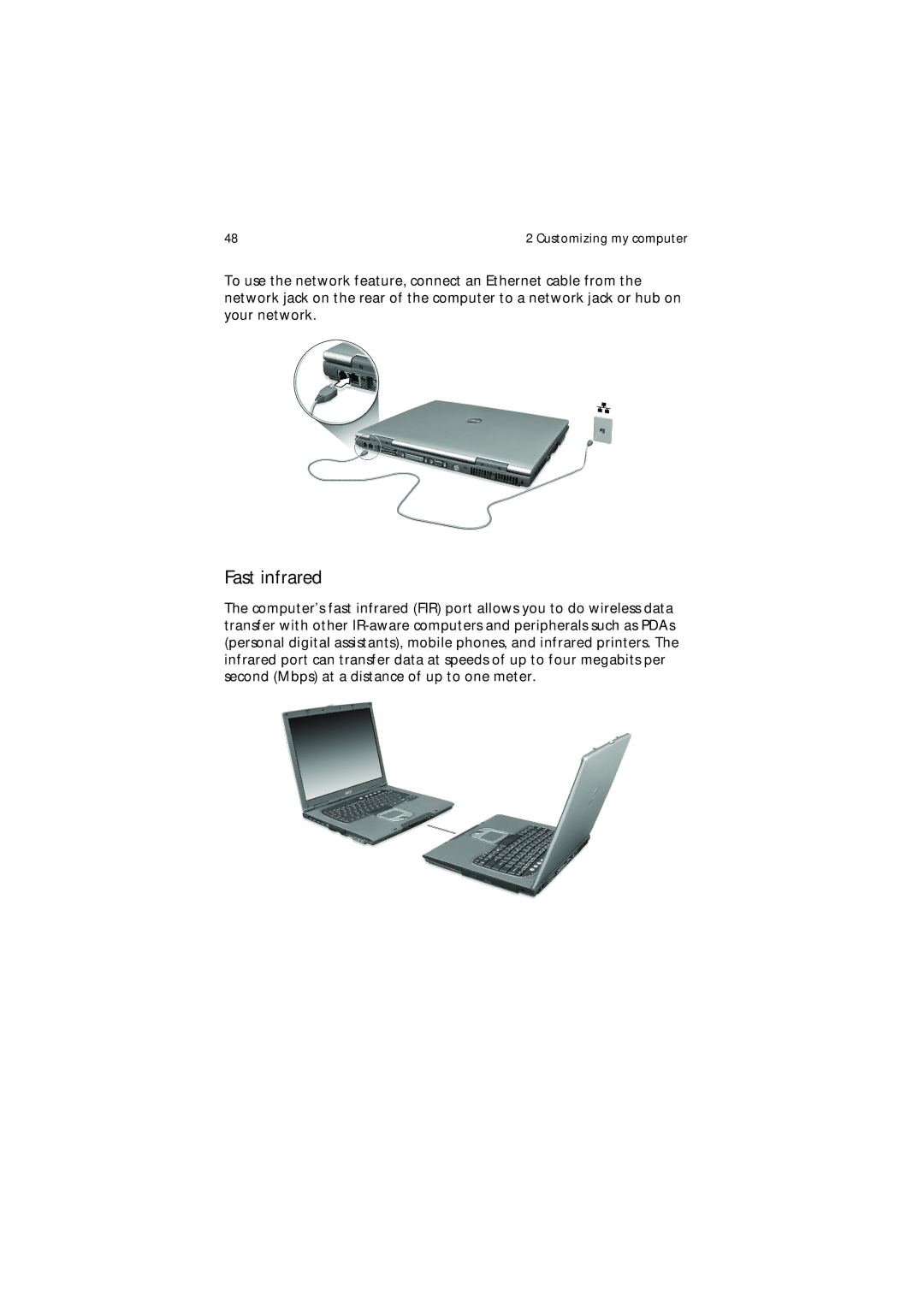 Acer 650 Series manual Fast infrared 