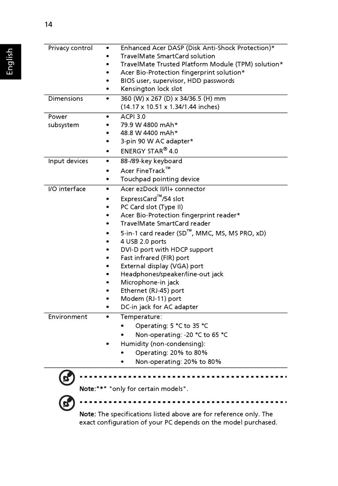 Acer 6593 Series manual Energy Star 