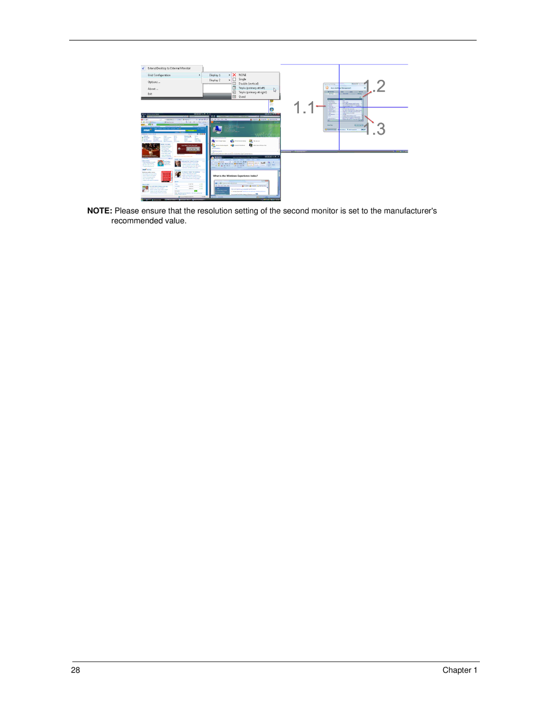 Acer 6593 manual Recommended value 