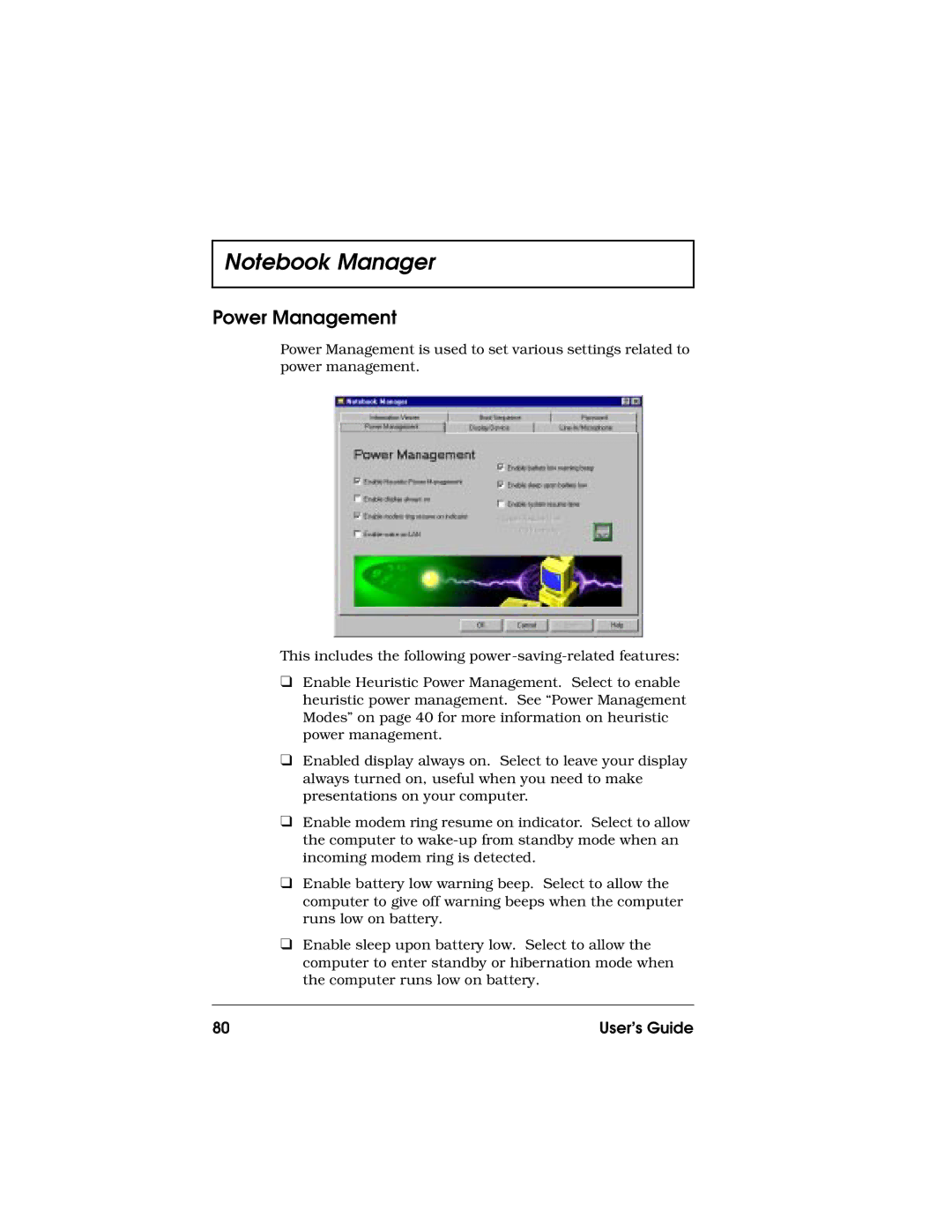 Acer 710 Series manual Power Management 