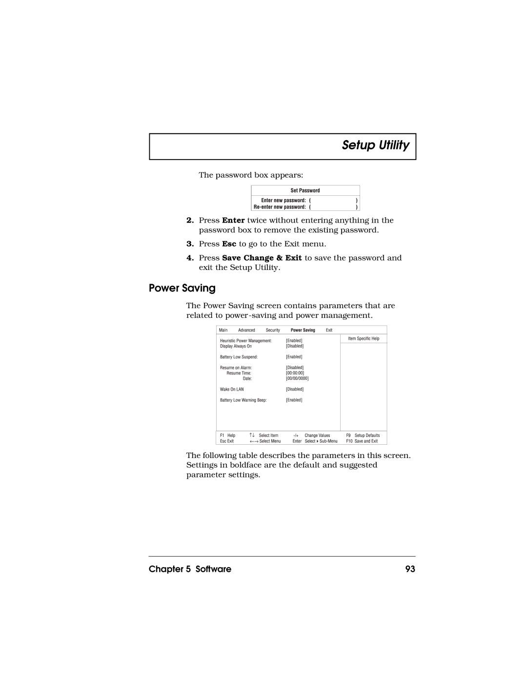 Acer 710 Series manual Power Saving 