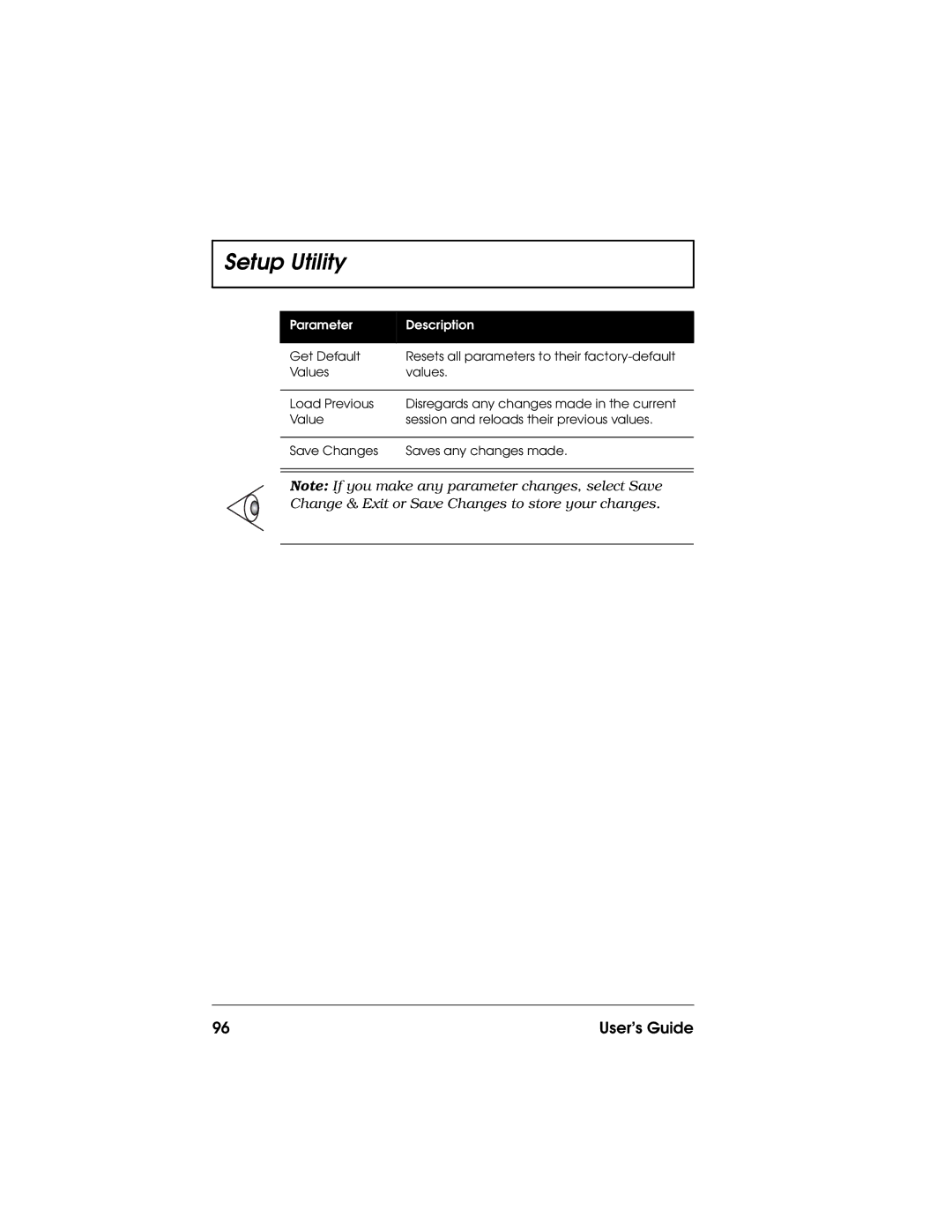 Acer 710 Series manual Setup Utility 