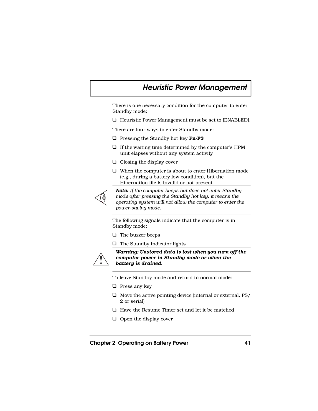 Acer 710 Series manual Heuristic Power Management 