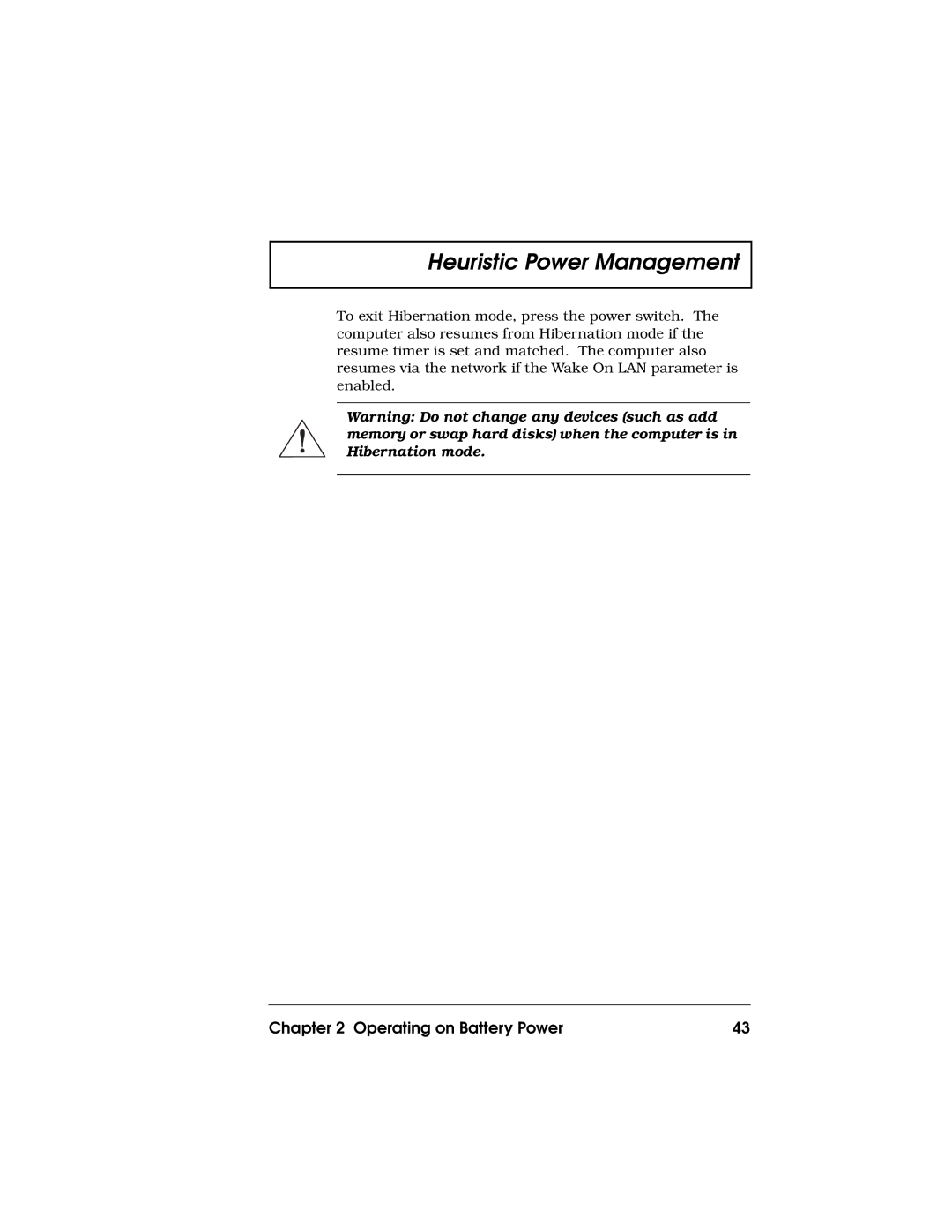 Acer 710 Series manual Heuristic Power Management 