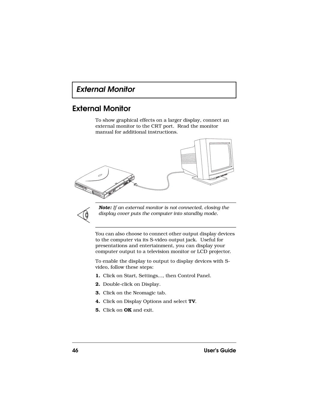 Acer 710 Series manual External Monitor 