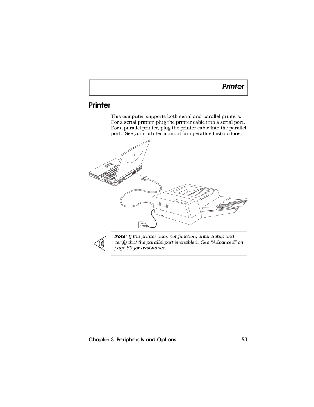 Acer 710 Series manual Printer 