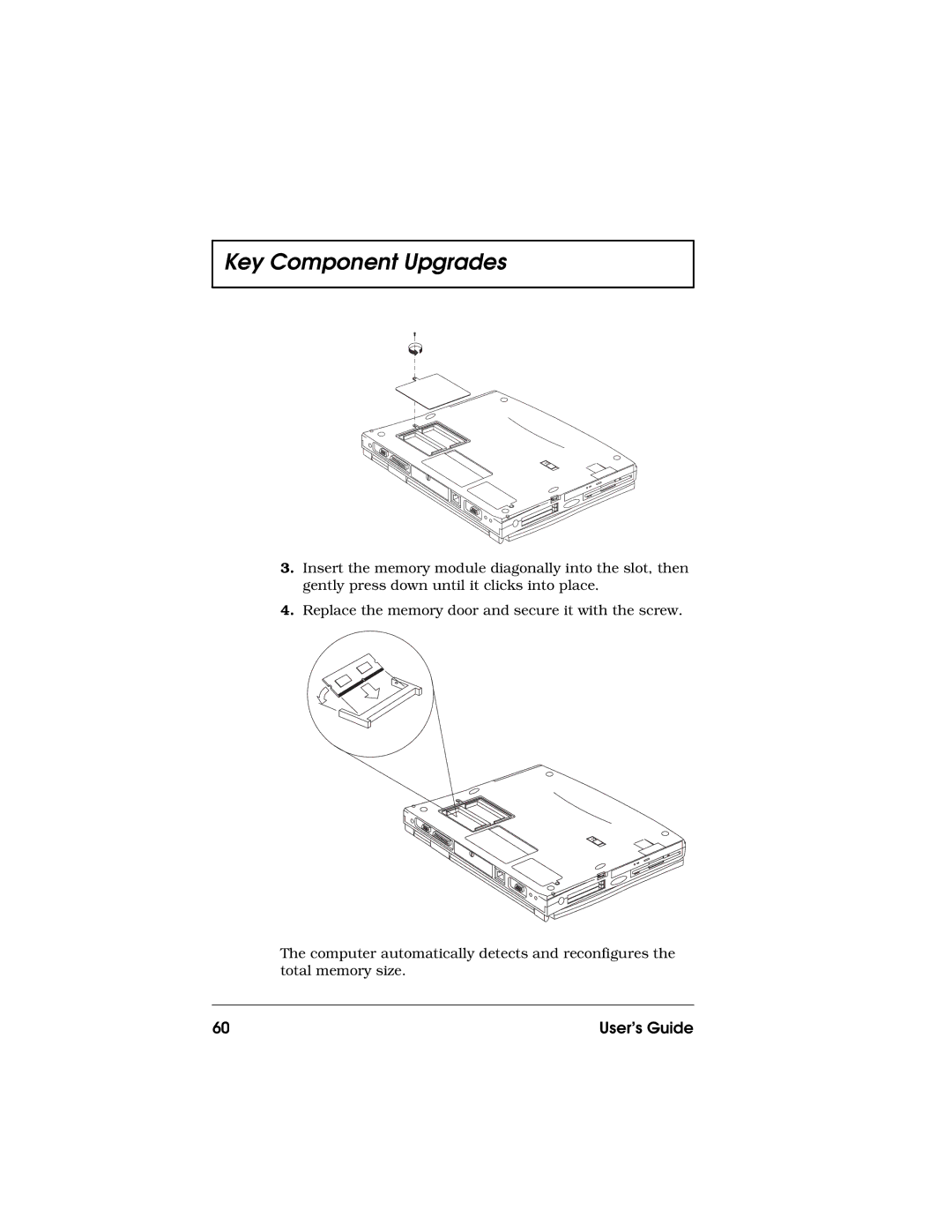 Acer 710 Series manual Key Component Upgrades 