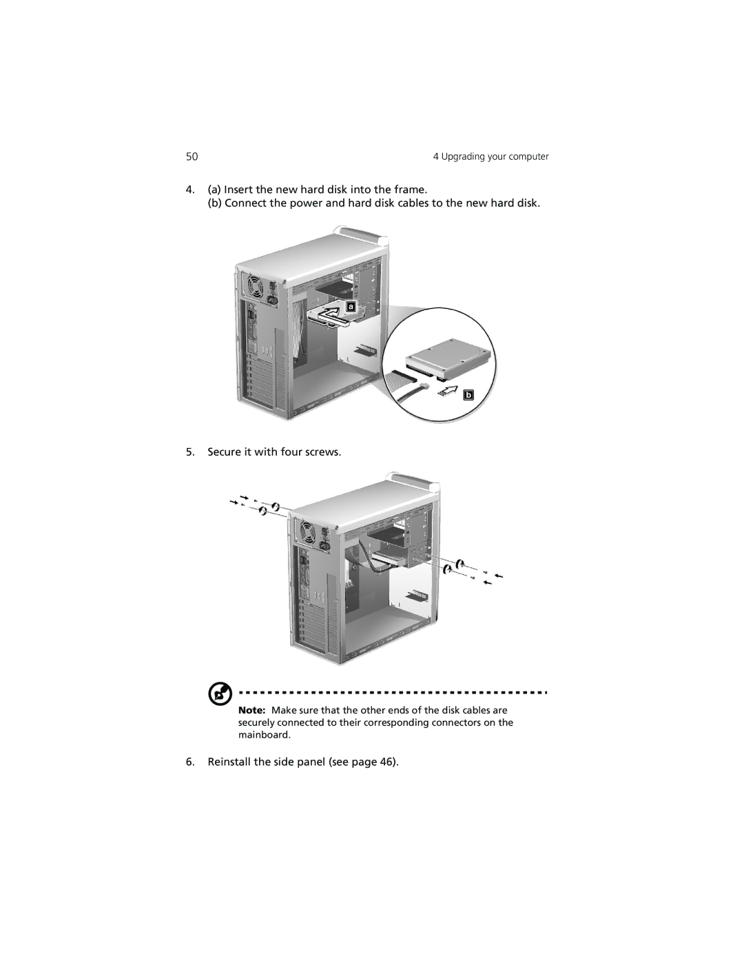 Acer 7200 manual Upgrading your computer 