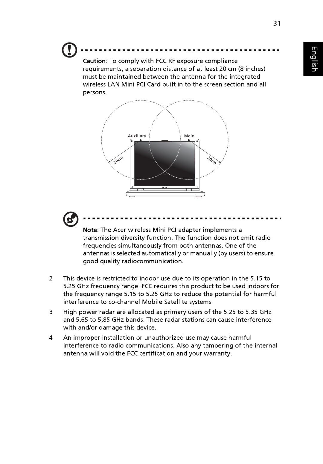 Acer 751H manual English 