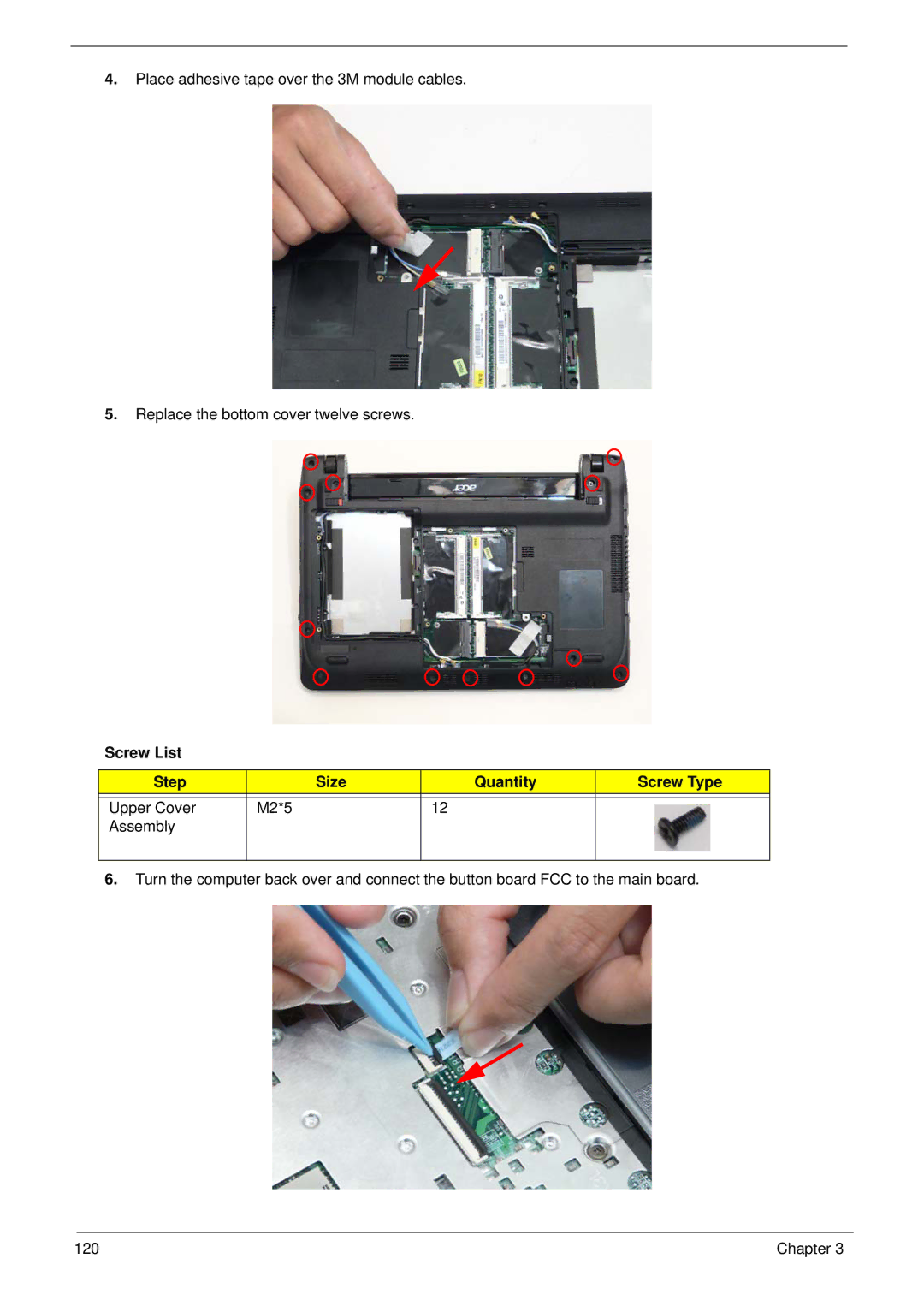 Acer 1810T, 752, 1410 manual Chapter 