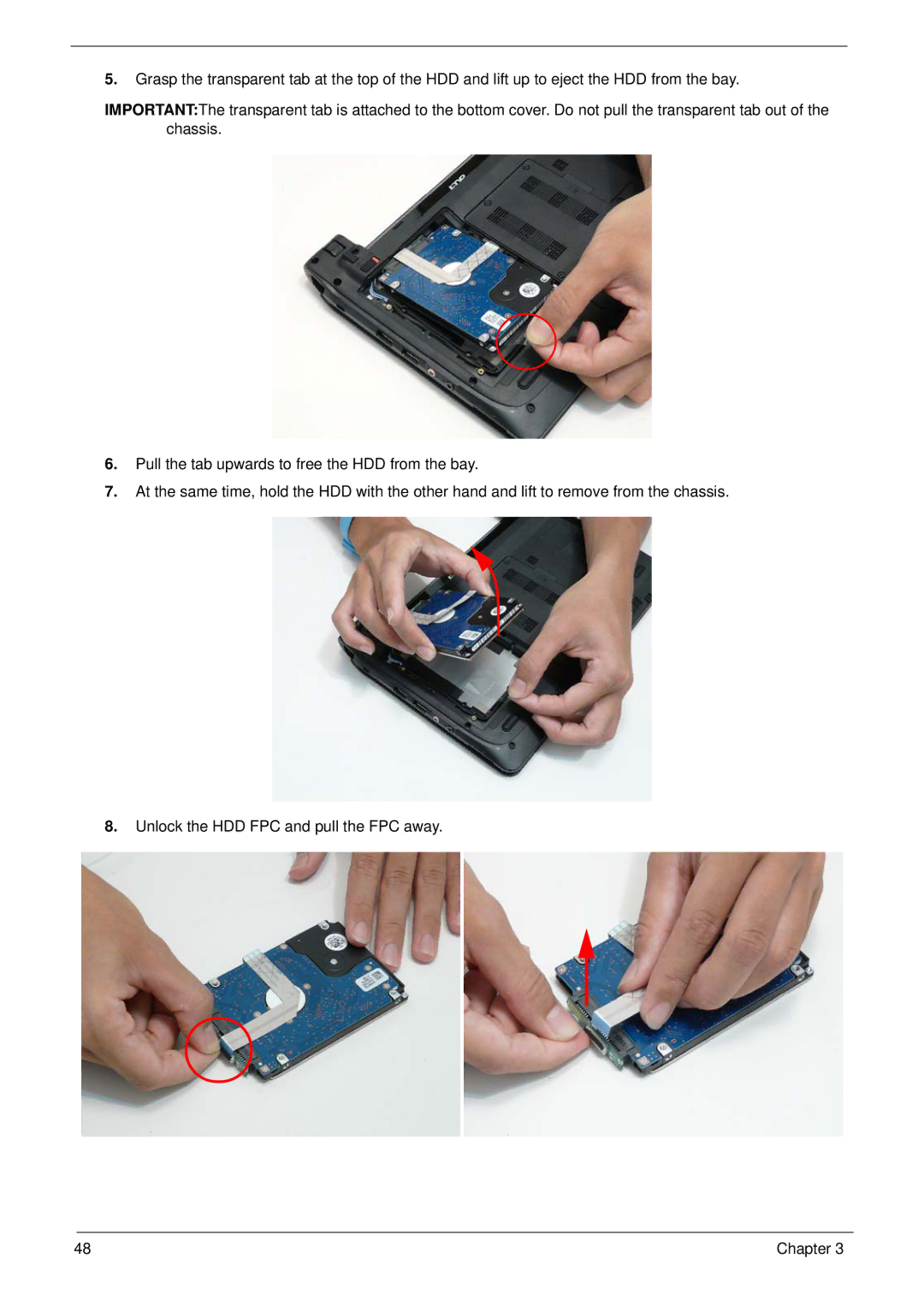 Acer 1810T, 752, 1410 manual Chapter 