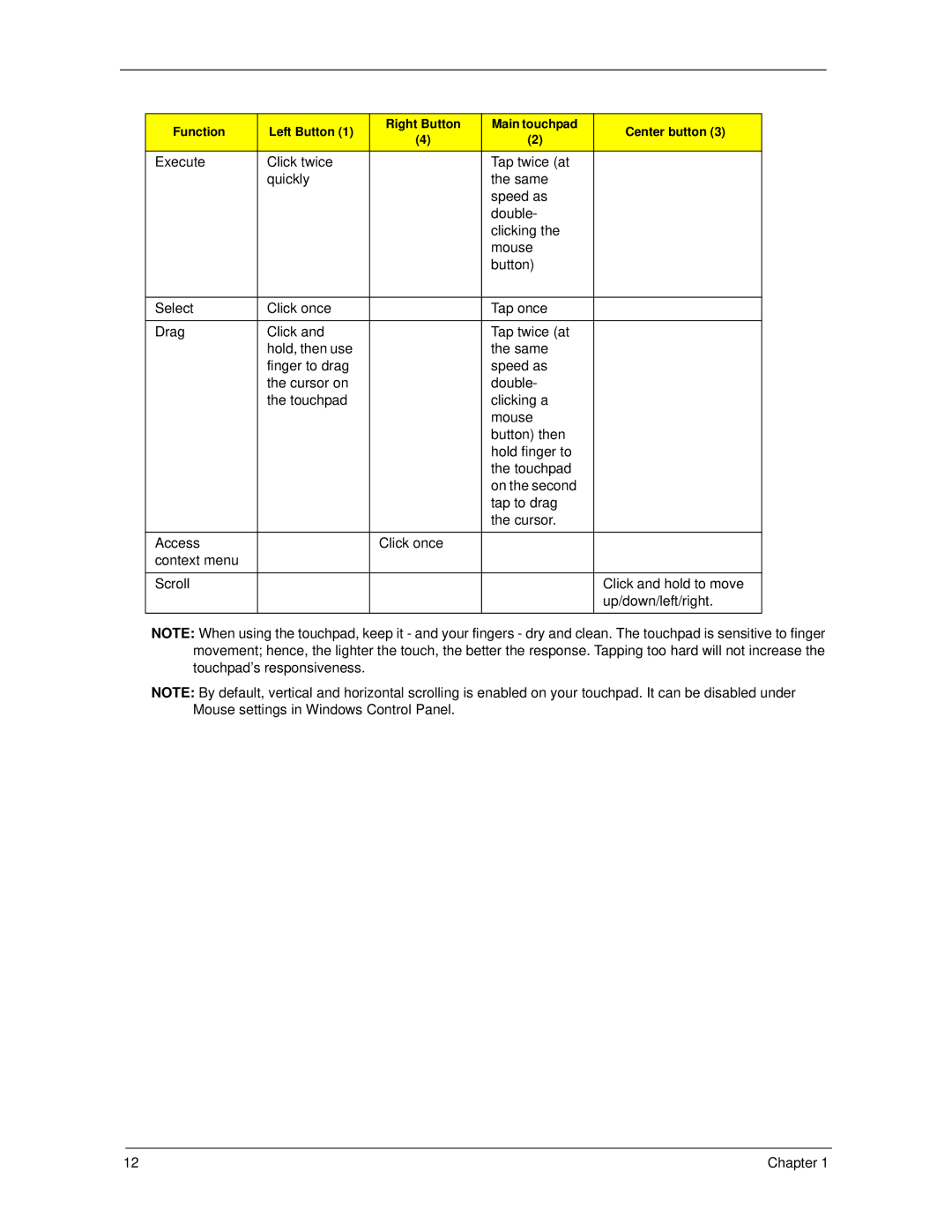 Acer 7520 manual Chapter 