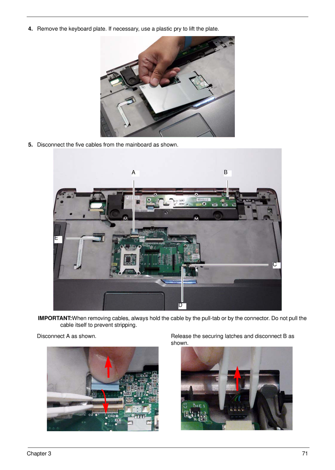 Acer 7530G manual Shown 