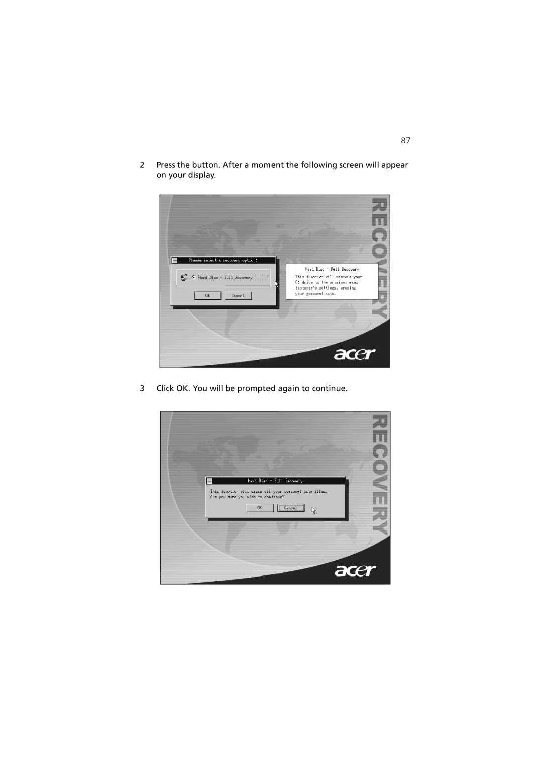 Acer 7600 series manual 