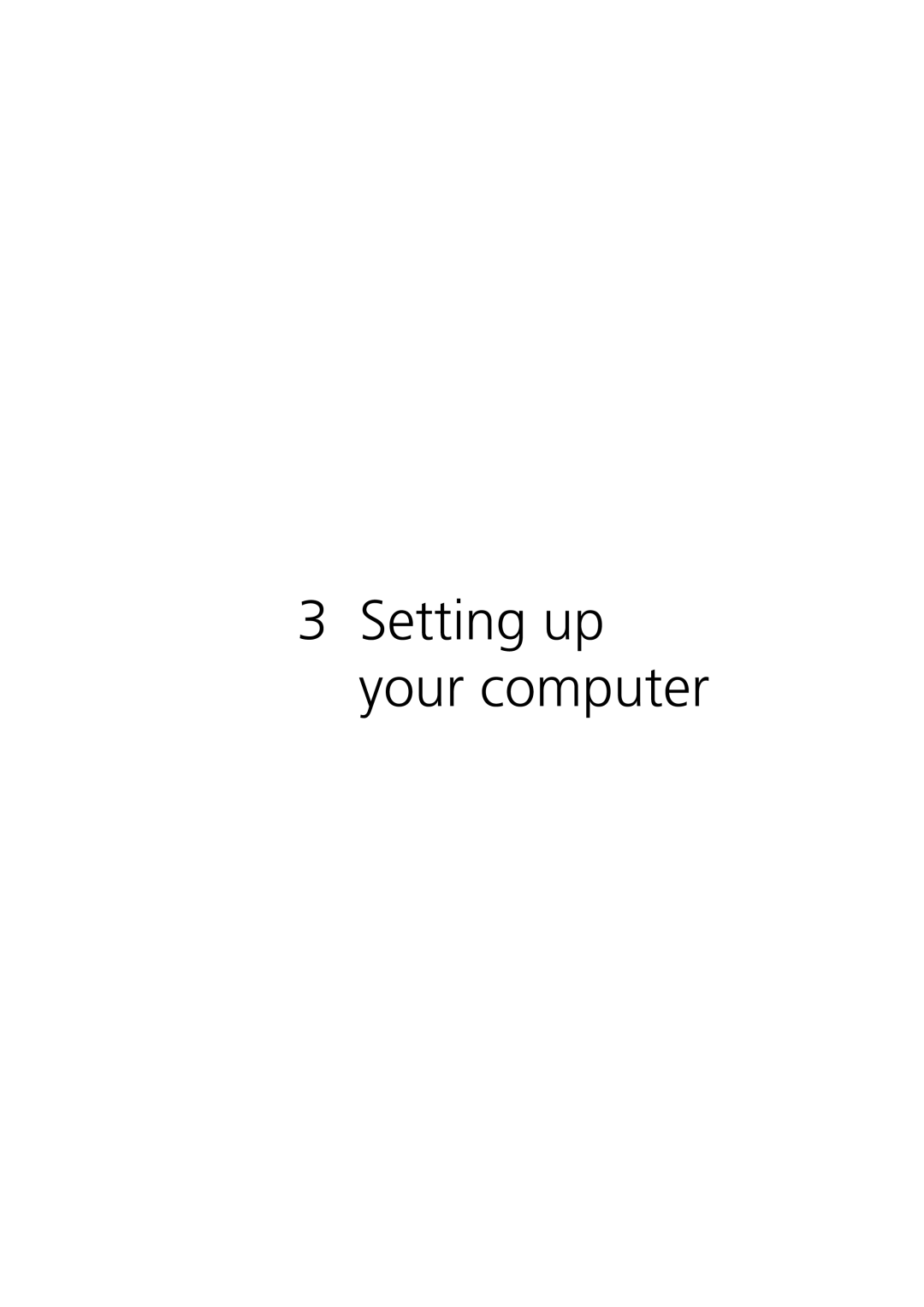 Acer 7600 manual Setting up your computer 