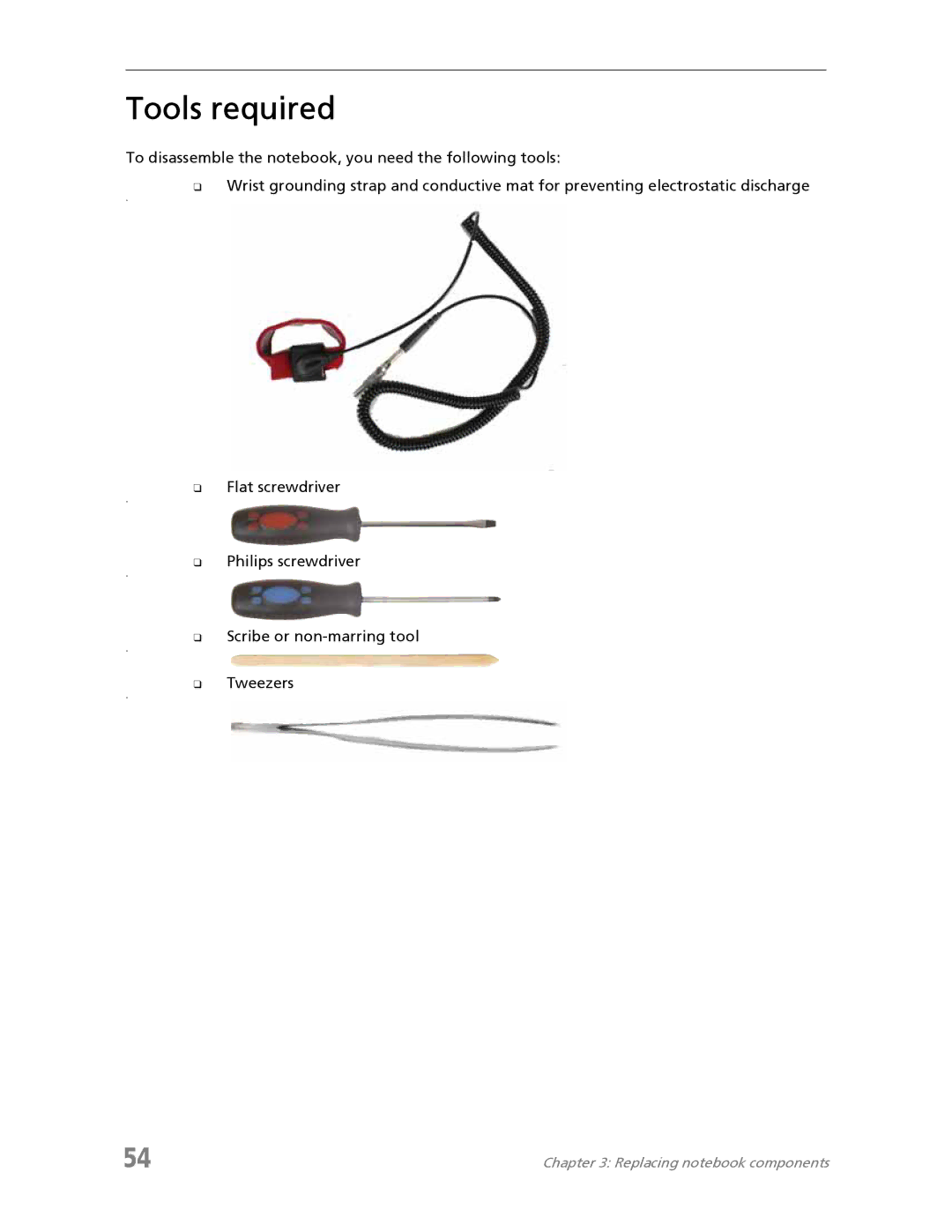 Acer 7730A manual Tools required 