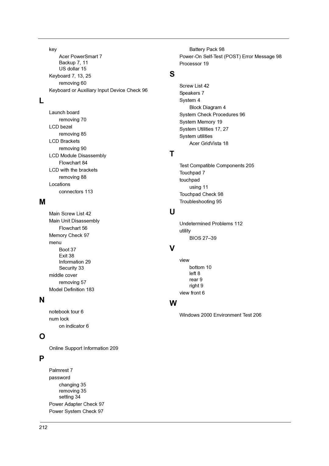 Acer 7735G, 7738G, 7235, 7535G, 7735ZG manual LCD Module Disassembly Flowchart 