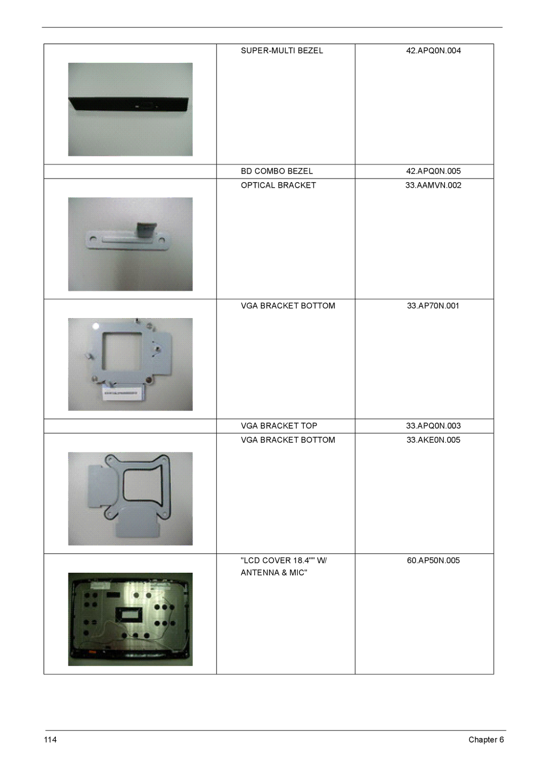 Acer 8920 manual SUPER-MULTI Bezel 