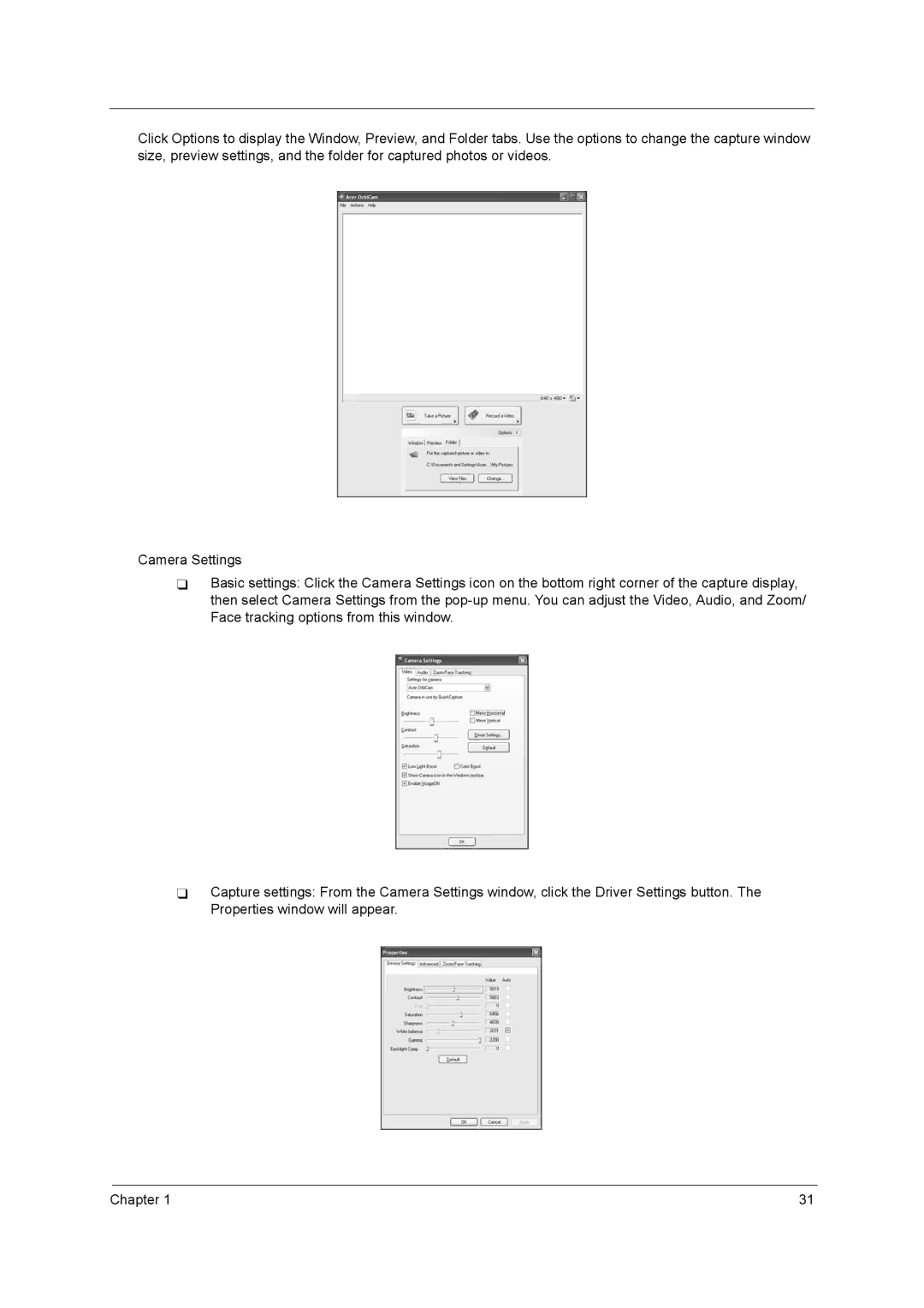 Acer 9800 manual 