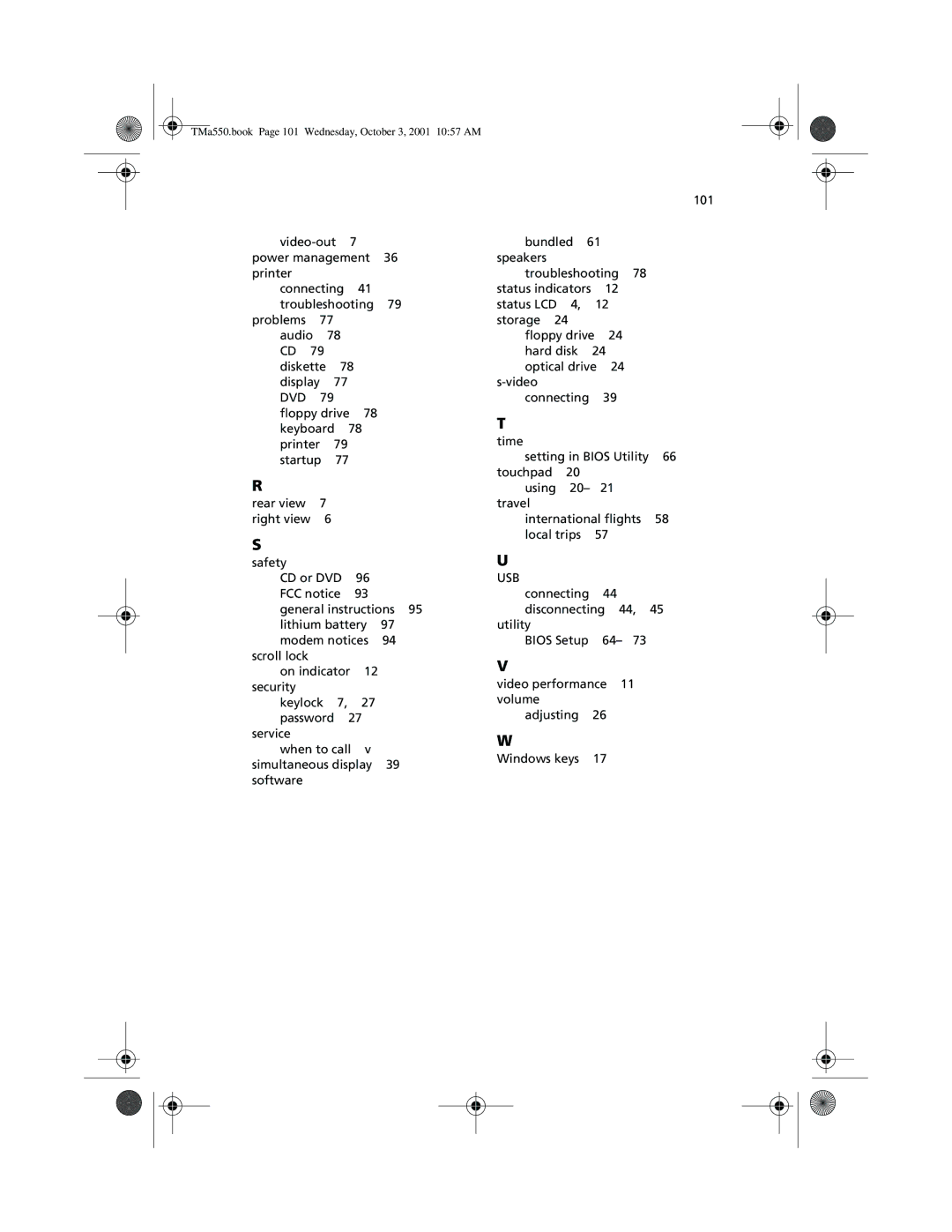 Acer a-550 Series manual Password 