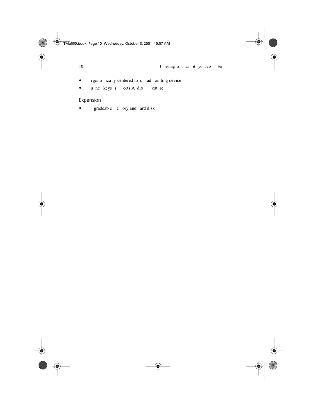 Acer a-550 Series manual Expansion 