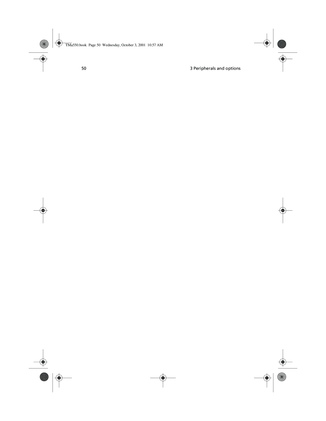 Acer a-550 Series manual TMa550.book Page 50 Wednesday, October 3, 2001 1057 AM 